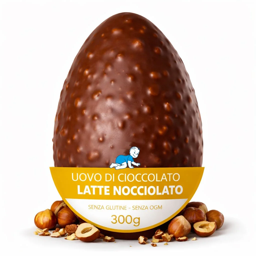 Uovo di Pasqua - Nocciolato al Latte