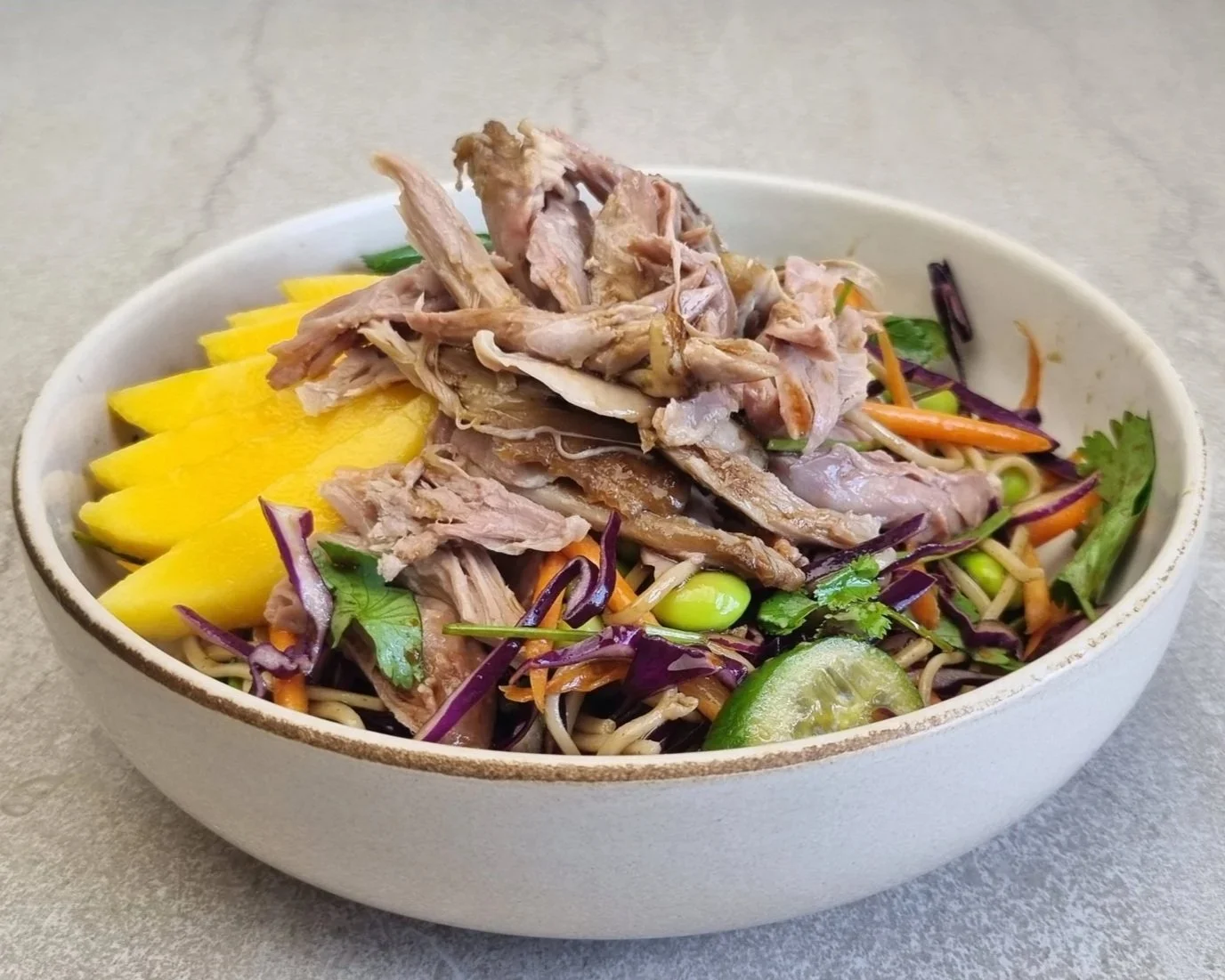 Mango & Duck Summer Soba Bowl