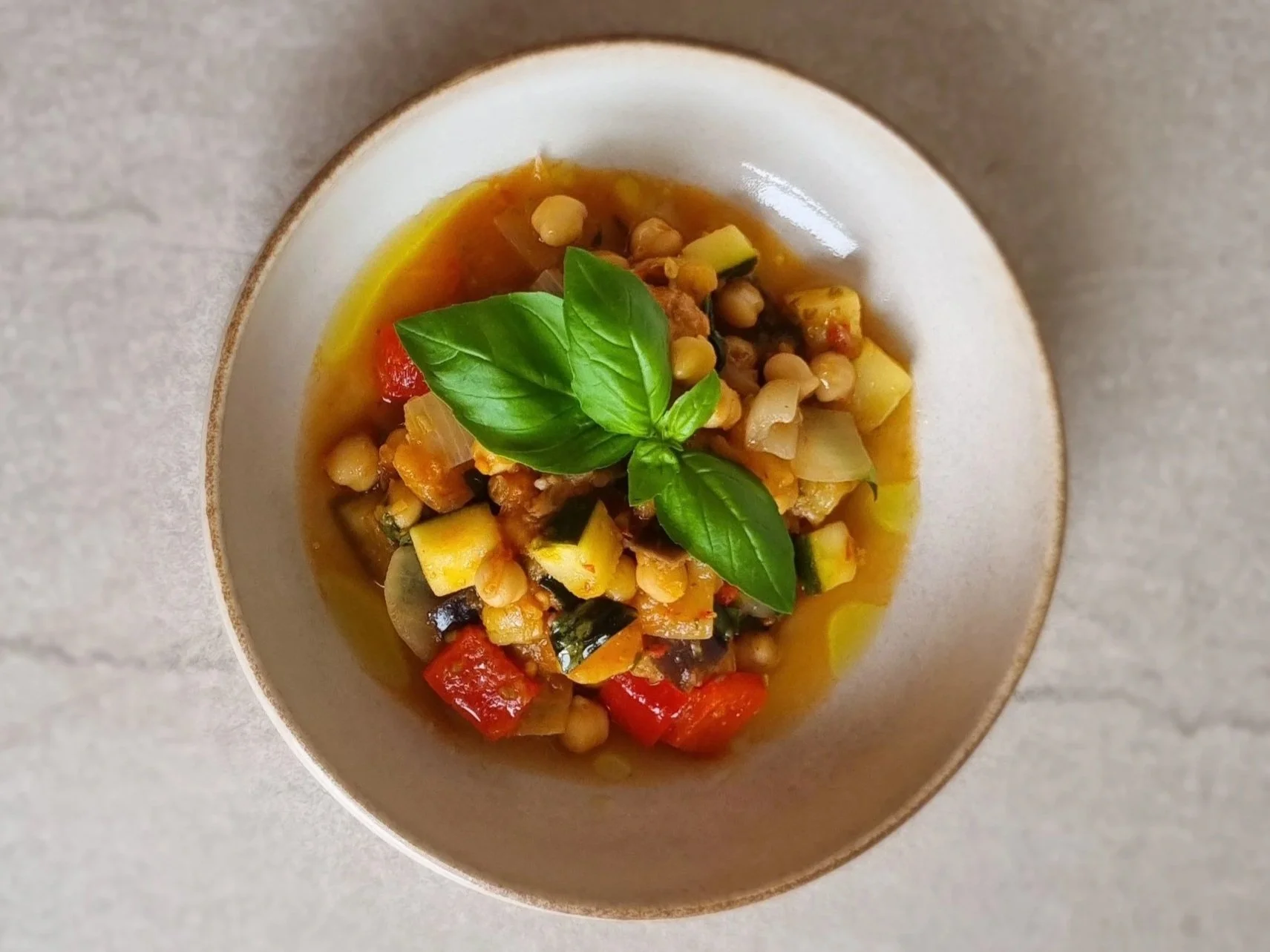 Rustic Chickpea Ratatouille
