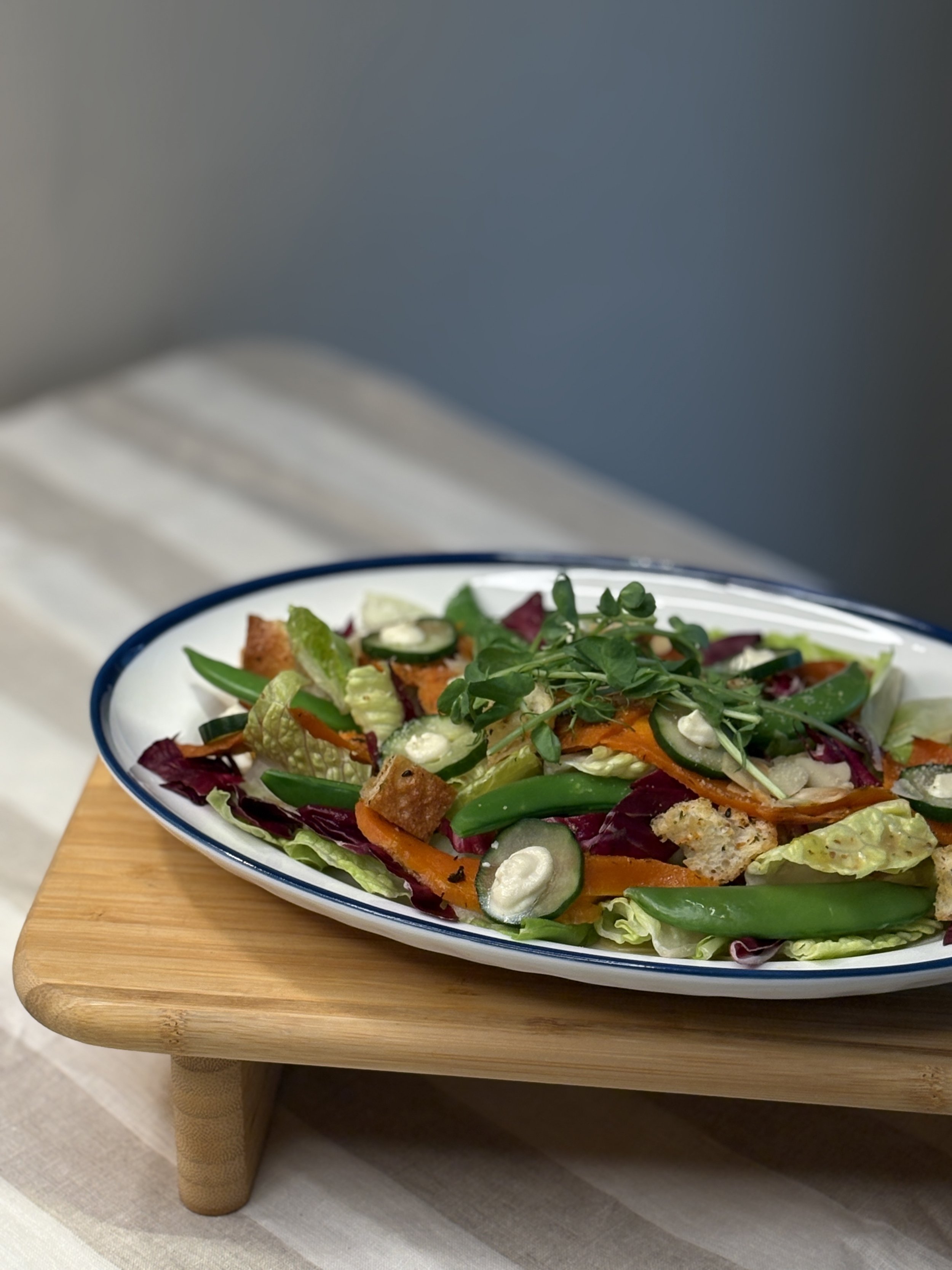 一夜干煙燻風味沙拉
Smoked Lox Salad