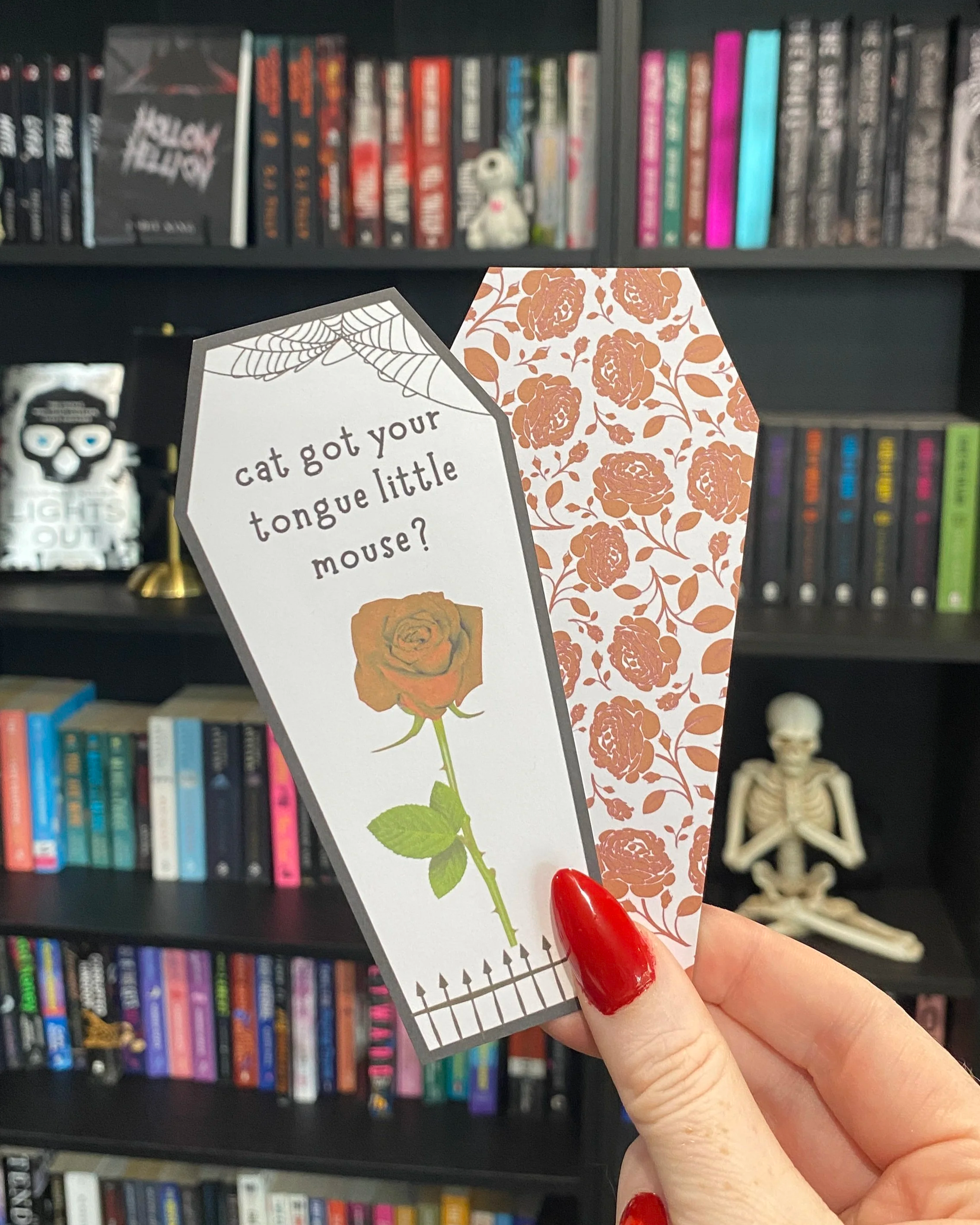 Cat Got Your Tongue Little Mouse - Haunting Adeline Bookmark