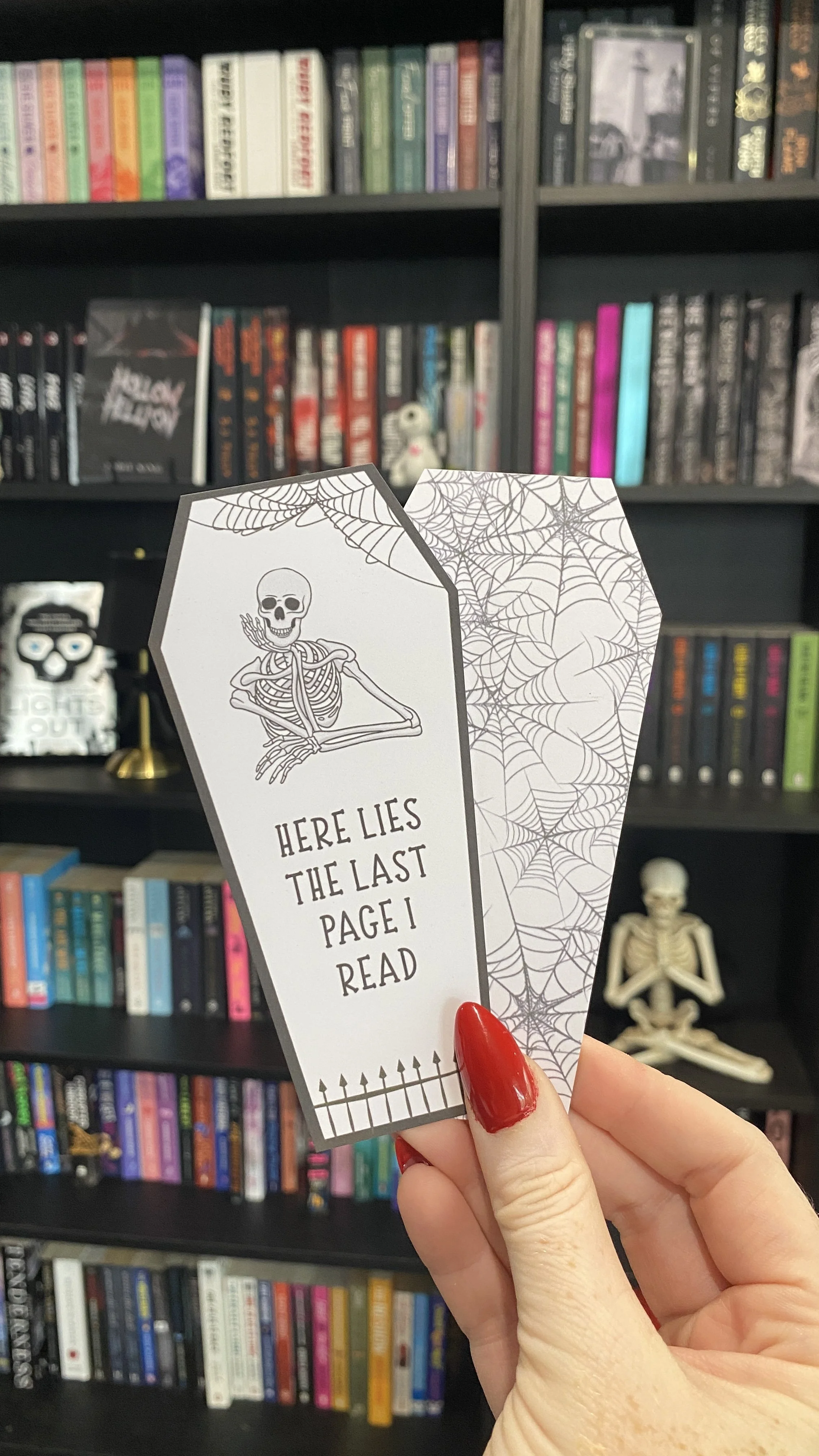 Here Lies The Last Page I Read Bookmark