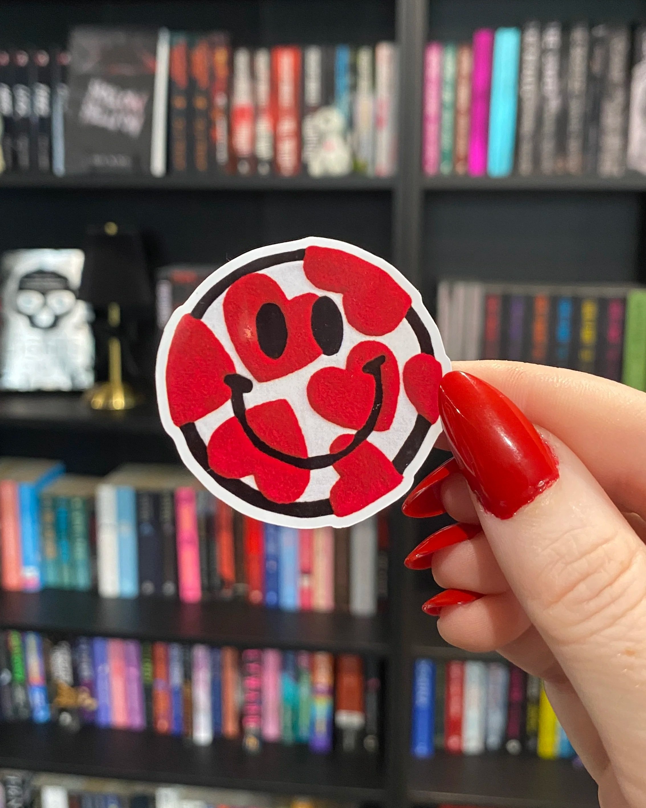 Smiley Heart Sticker