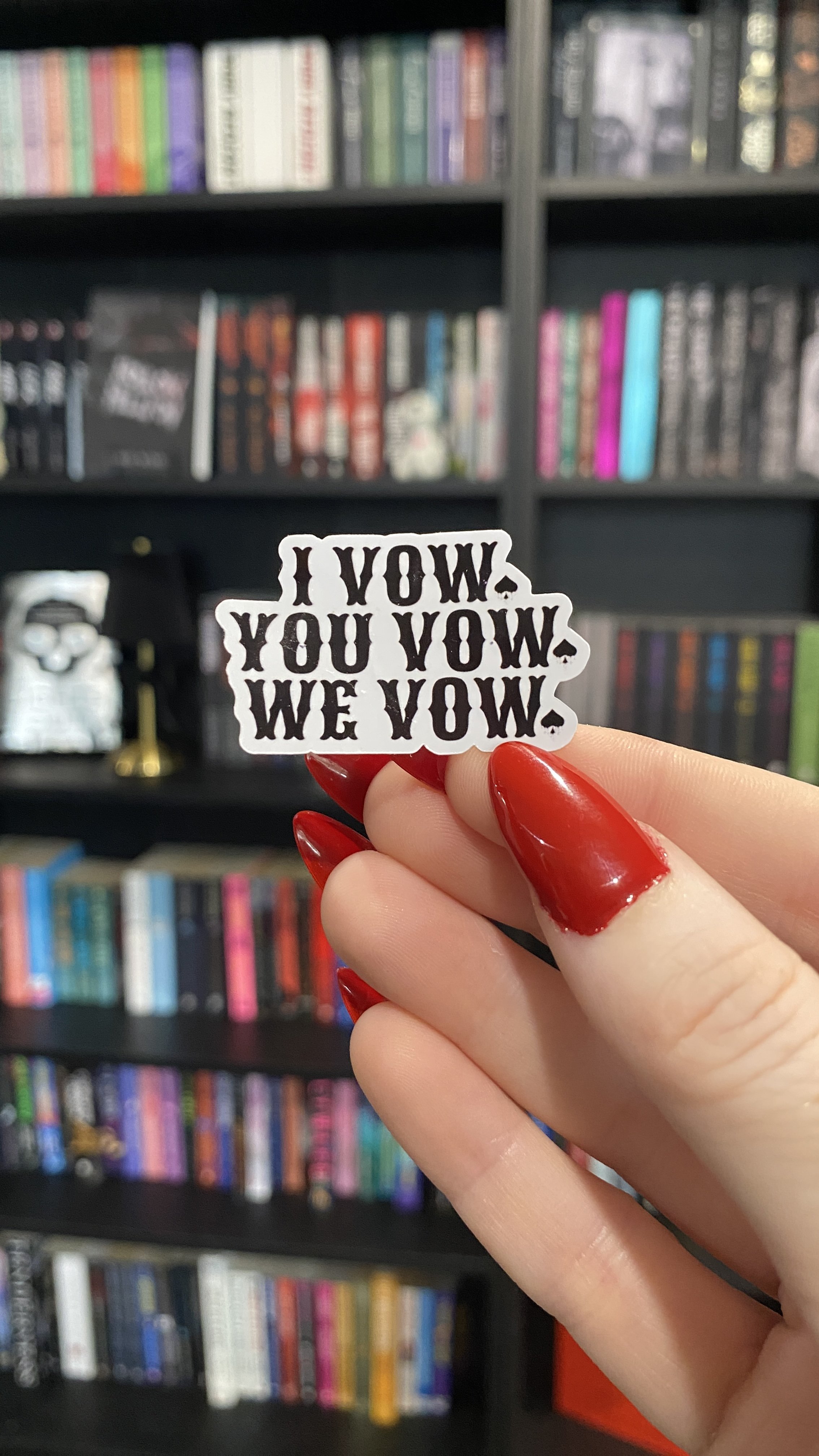 I Vow You Vow We Vow The Lords Shantel Tessier Sticker