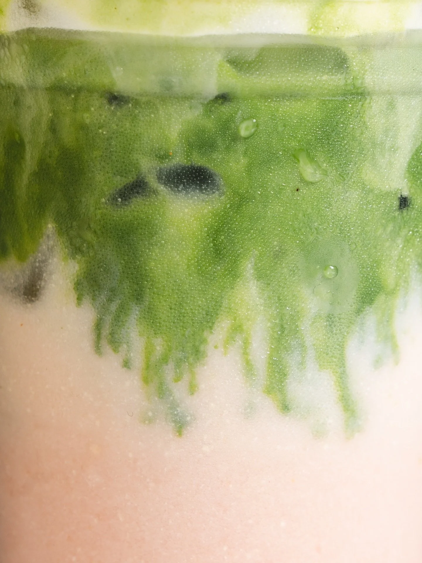 Guava Matcha 🍃 

Refreshing guava juice layered with ceremonial matcha and a splash of oat milk, topped with a guava cold foam. The perfect spring drink, only available at our Orange location (for now 😉)