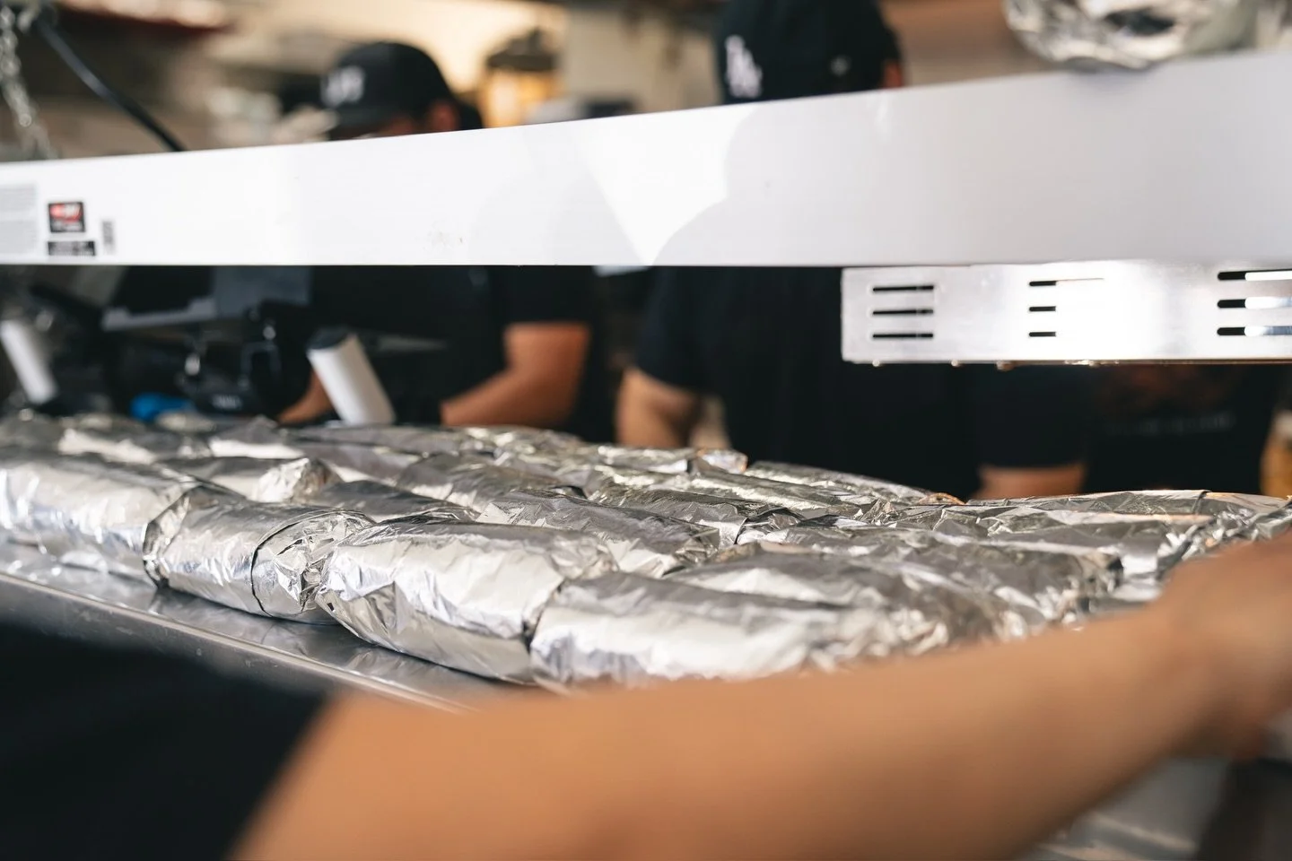 Some BTS of our early morning catering order ☀️

Big or small events, we&rsquo;ve got you! We offer more personal sized burritos and a variety of sides for the entire group. Reach out to us on our website Ljslilcafe.com to view our catering menu and 