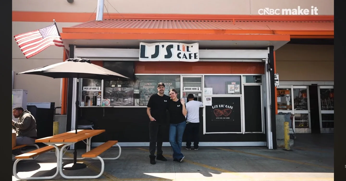 Earlier this year, @beccastonebraker reached out to @cnbcmakeit to see if they&rsquo;d be interested in our story as business owners and today, they went live with an episode featuring LJ&rsquo;s 🥳

For anyone who&rsquo;s been with us from the begin