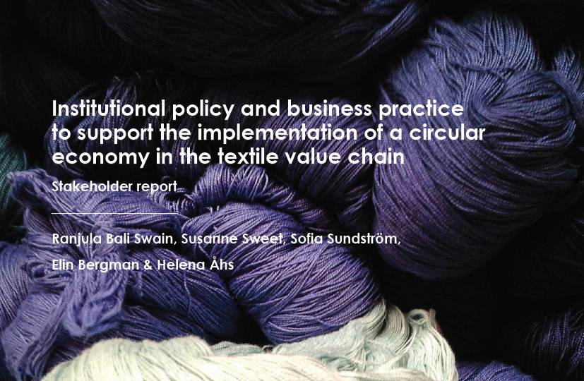 Respin featured in new circular textile report from the Stockholm School of Economics