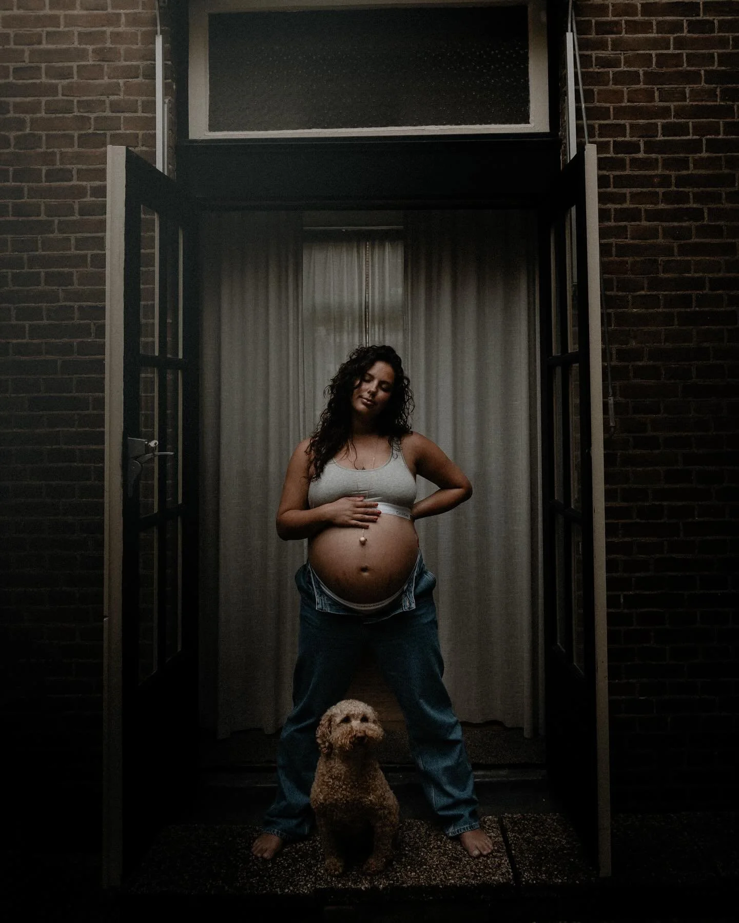 Belly: check
Baby shoes: check 
Guard dog ready: check 🐶 

We&rsquo;re ready for you, little one 💫