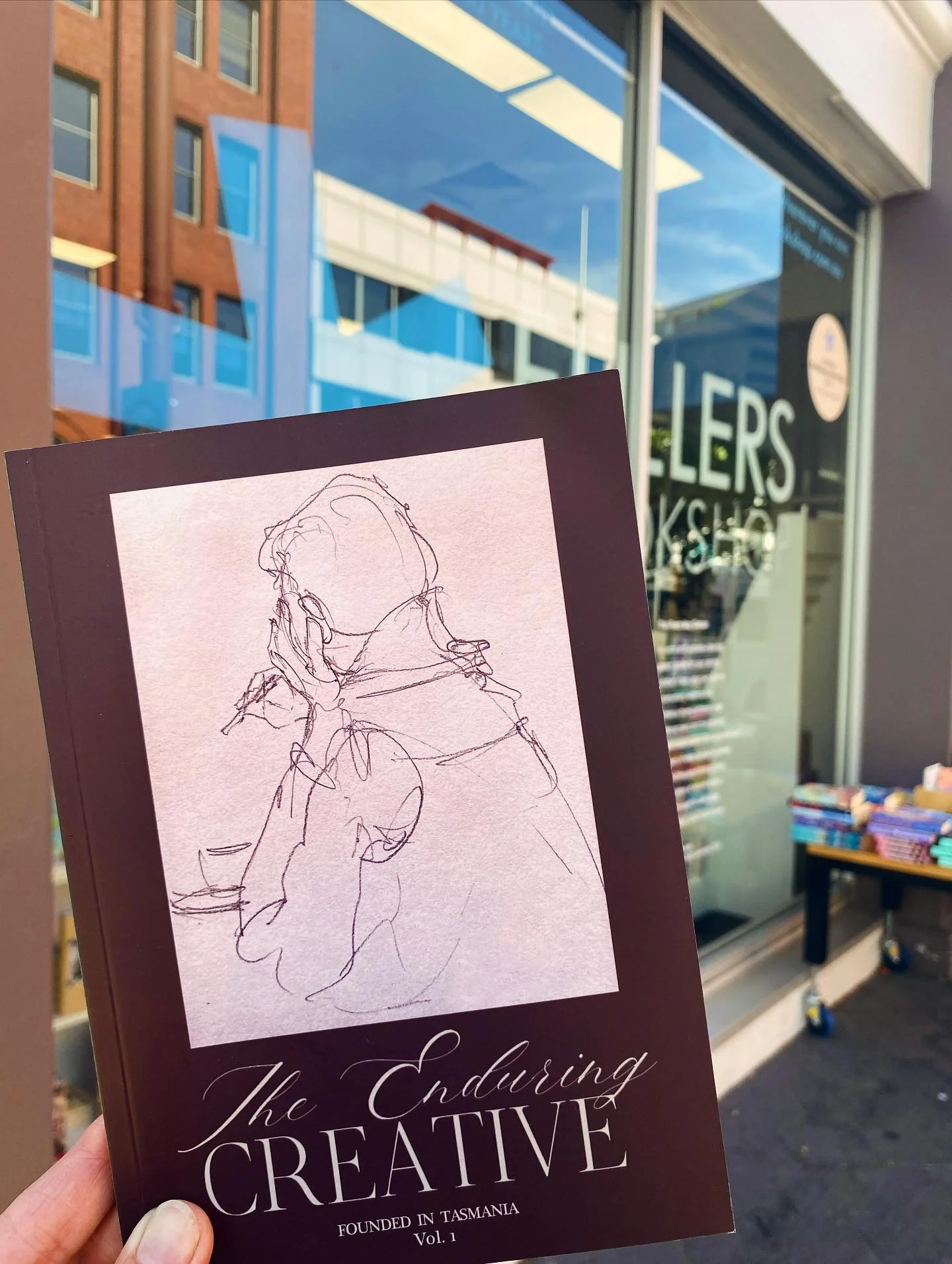 It&rsquo;s a surreal moment when an idea becomes a thing in the world. Thank you @fullersbookshop for your support. 
#madeintasmania #hobartandbeyond #hobartlife #tassiemade