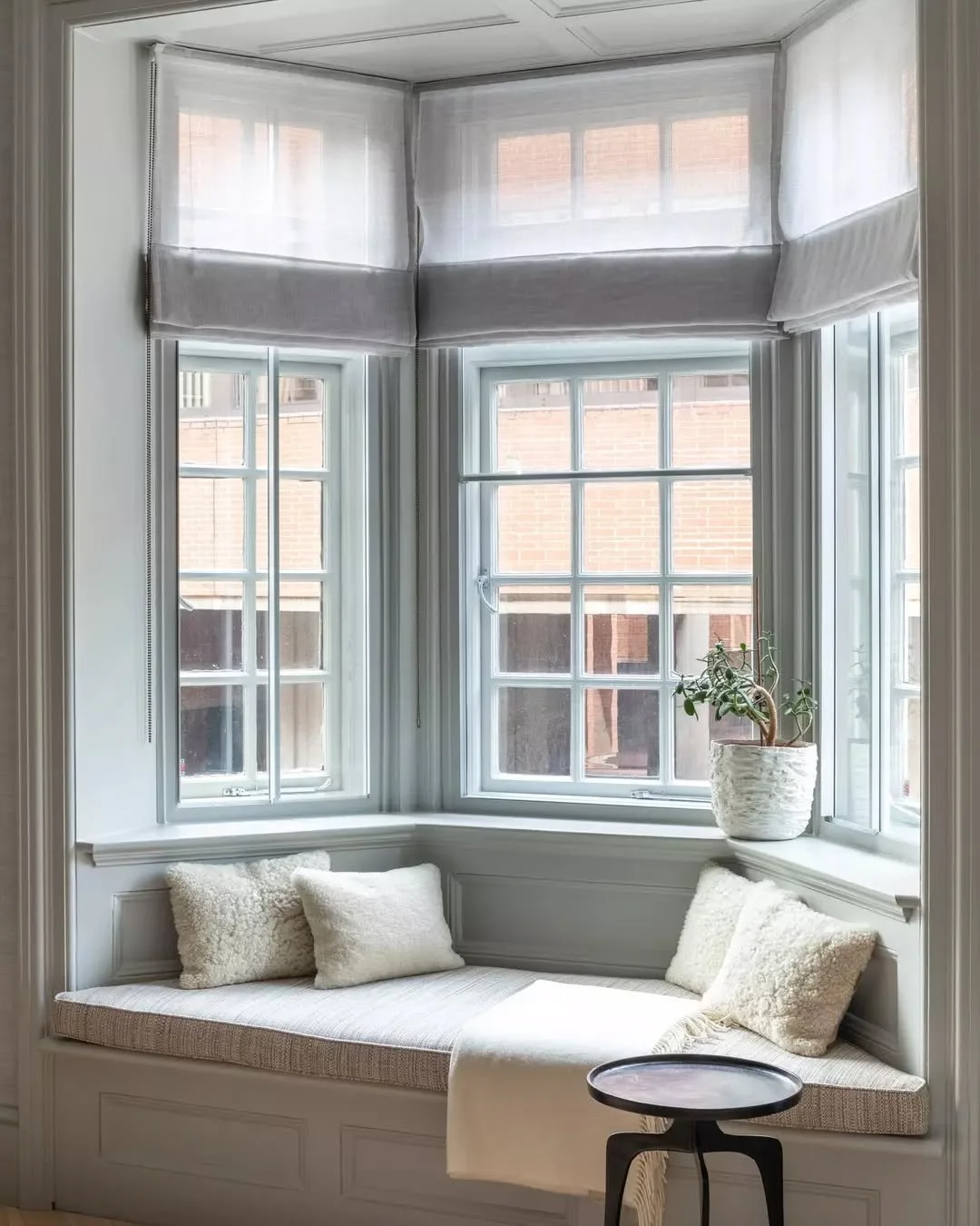 Room for 1 more?&nbsp;We created this custom window seat in our Kensington project using a neutral palette to create a calm escape from their busy lives in the city. 🤍

In association with: @humeinteriors

If you're thinking about you can upgrade yo