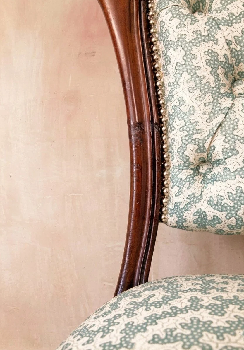 'Archie' - 19th Century Victorian Desk Chair detail 1.jpg