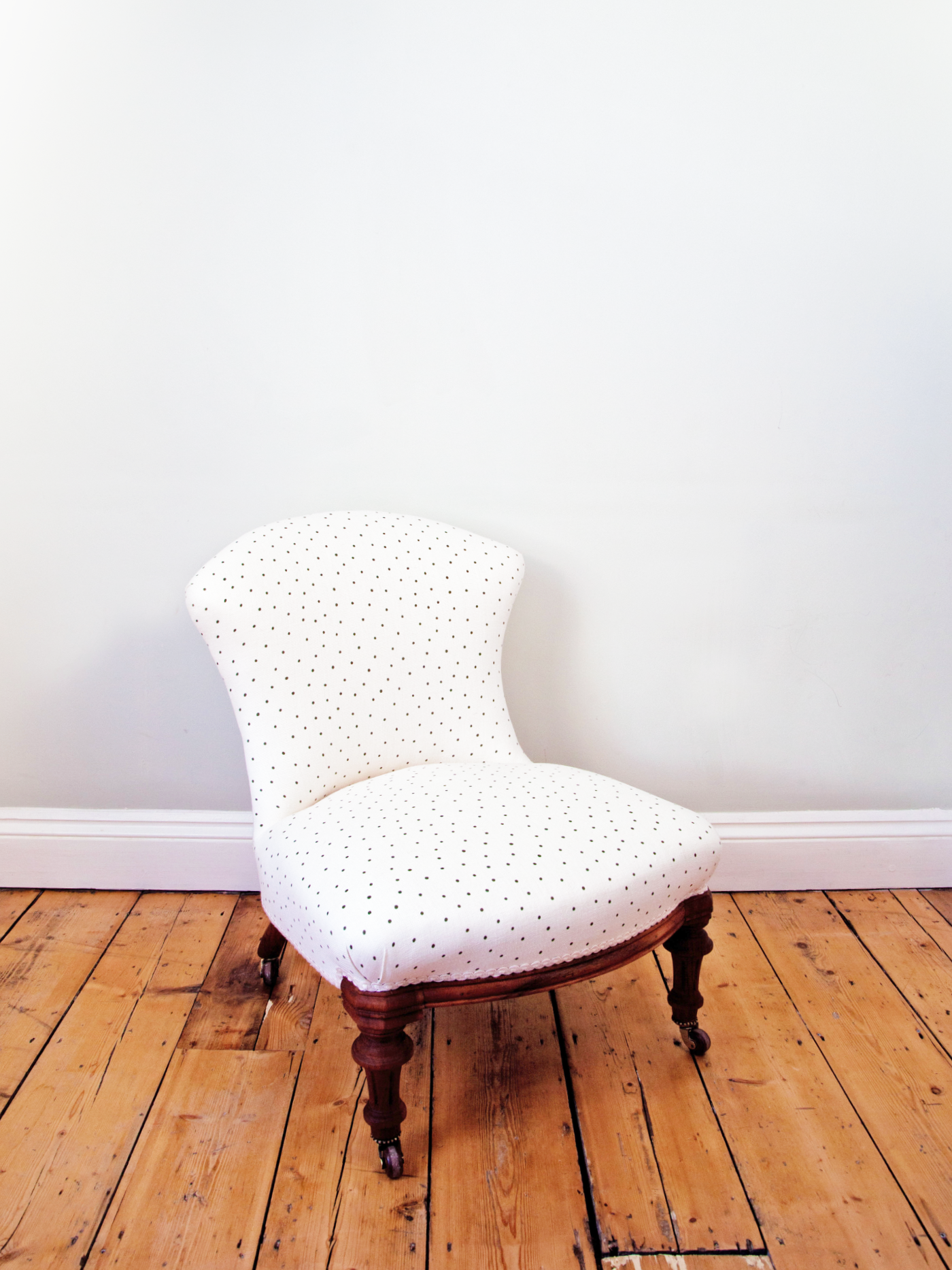 Antique 19th Century Nursing Chair Angle