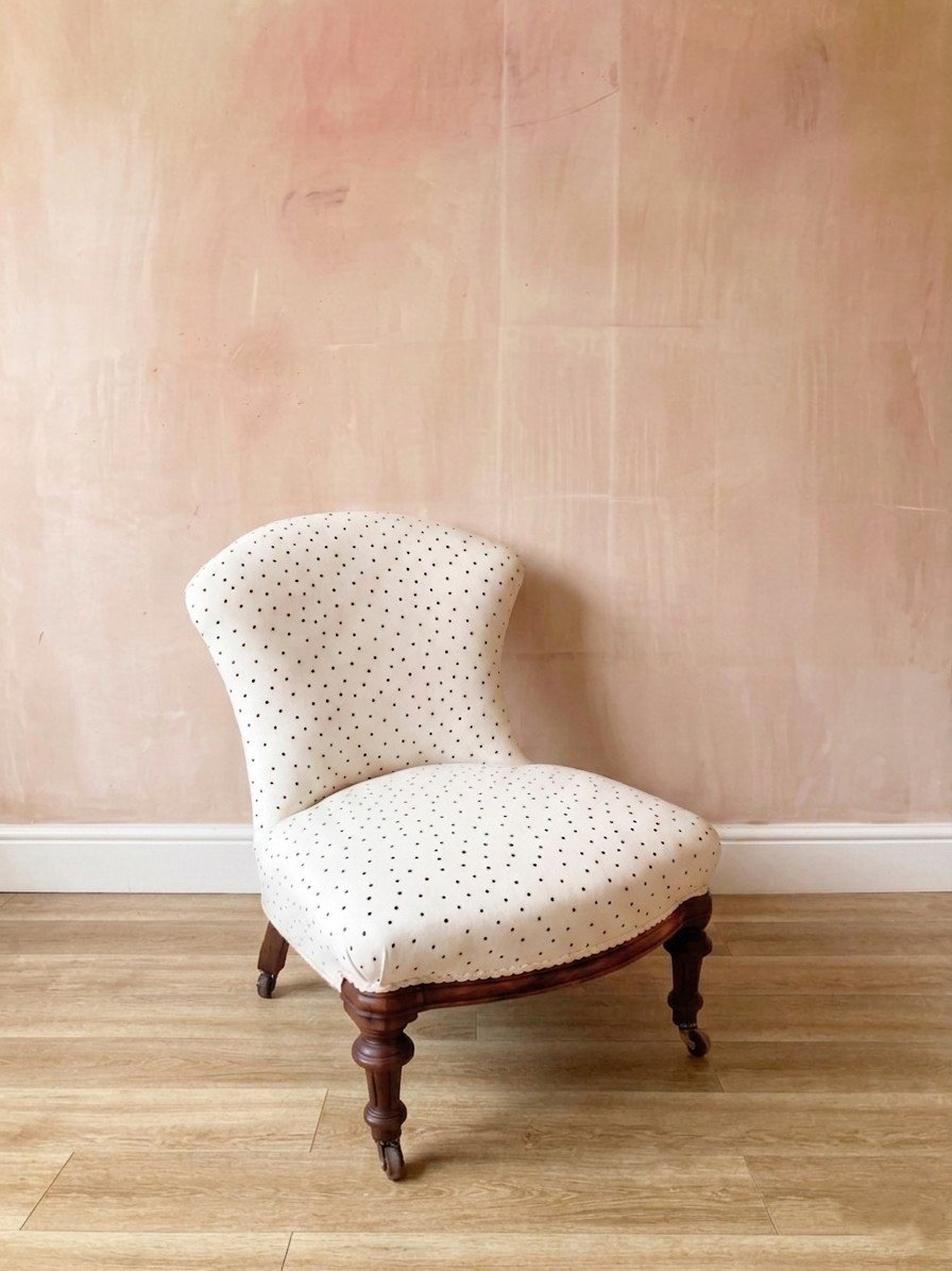 'Nursie I' - 19th Century Nursing Chair side angle.jpg