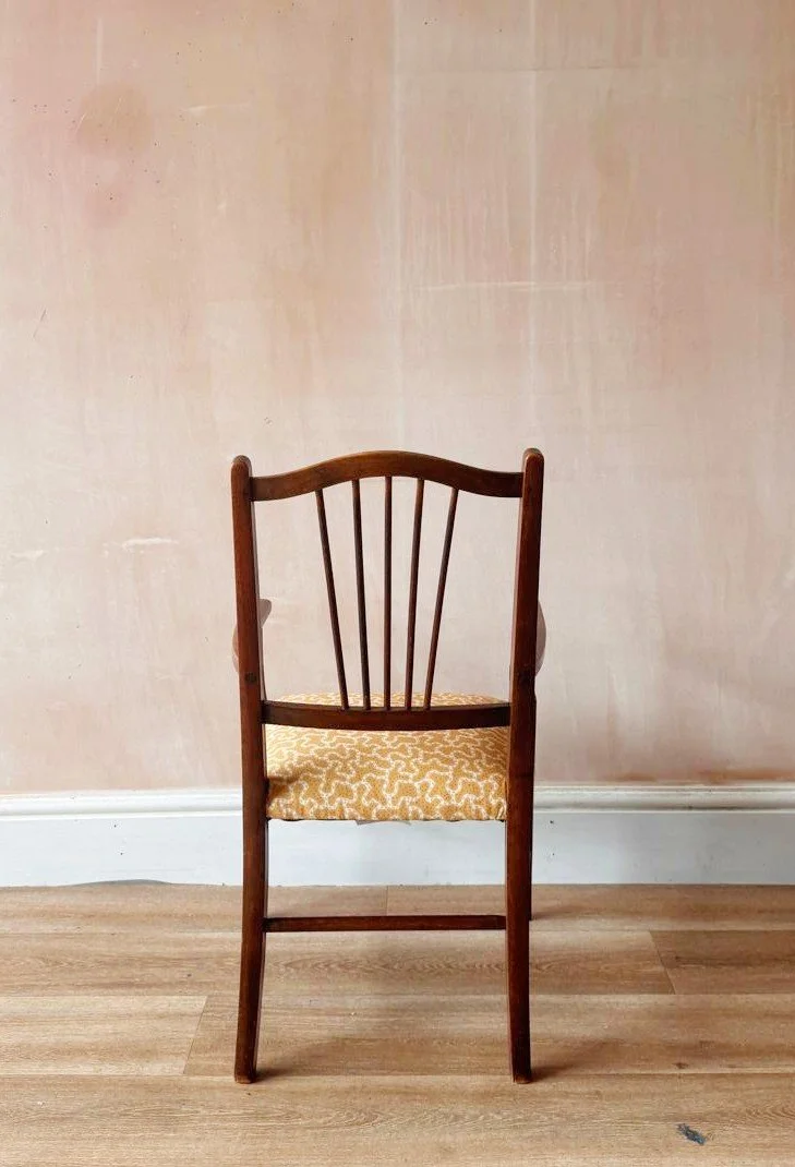 'Minnie I' - 19th Century Victorian Child's Chair back.jpg