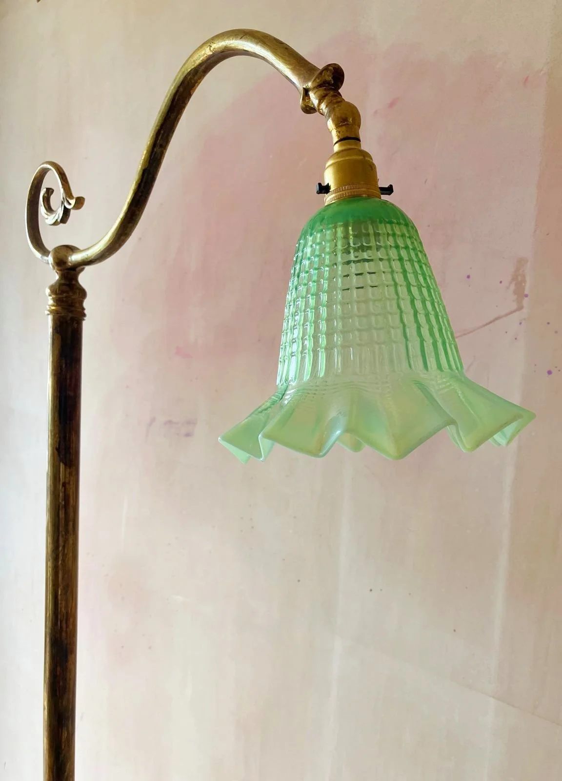 'The Mermaid' - 20th Century Edwardian Standard Lamp detail 3.jpg