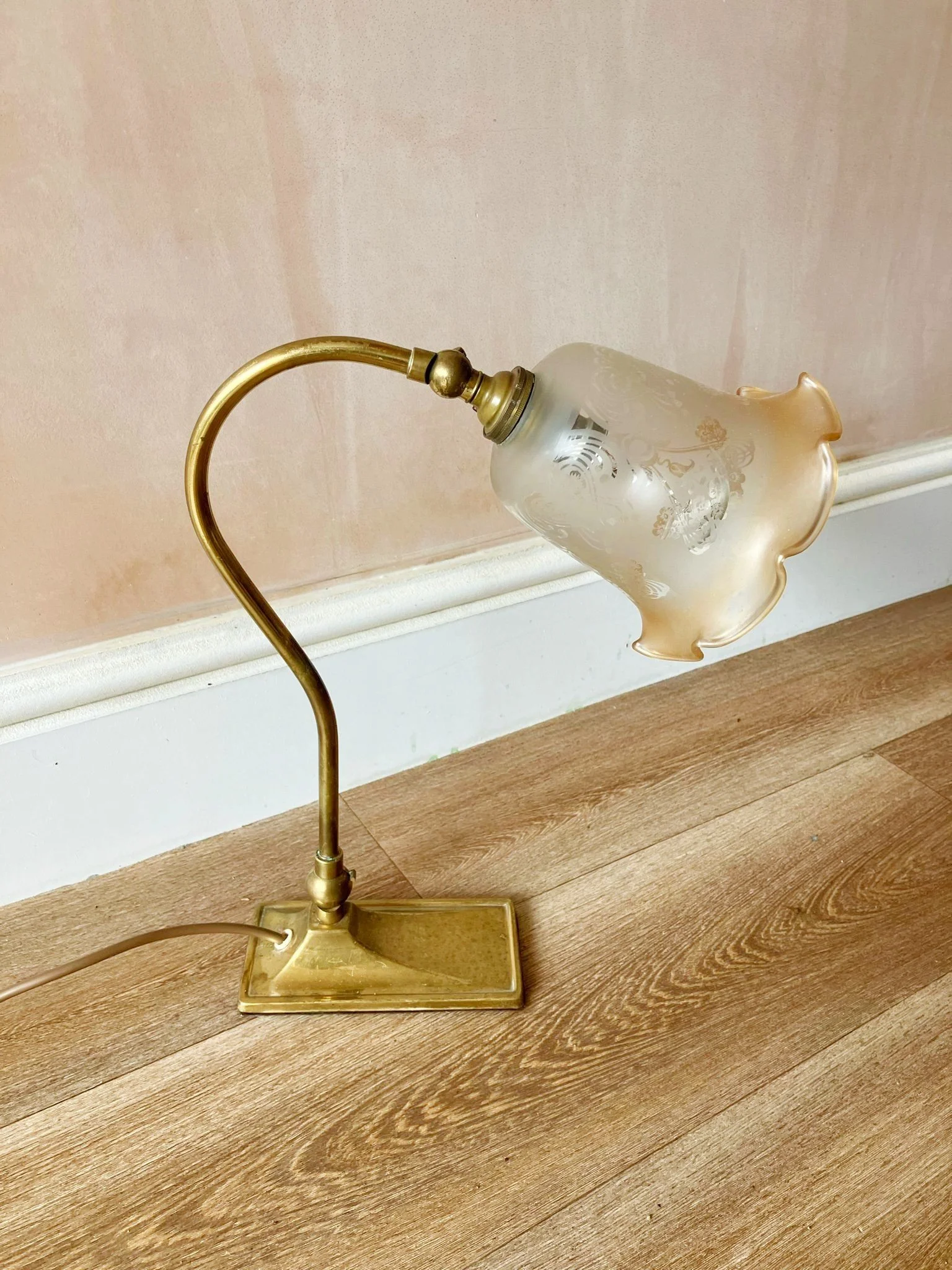 'Amber' - 20th Century Dresser Lamp