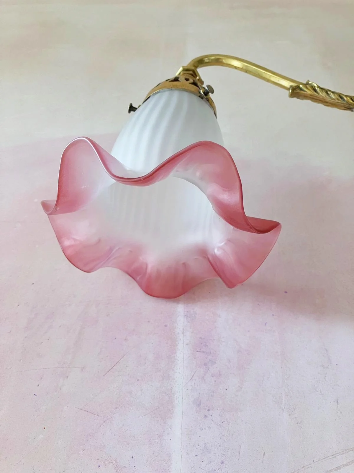 'Flower Power' - Early 20th Century Edwardian-Style Ceiling Light detail 2.jpg