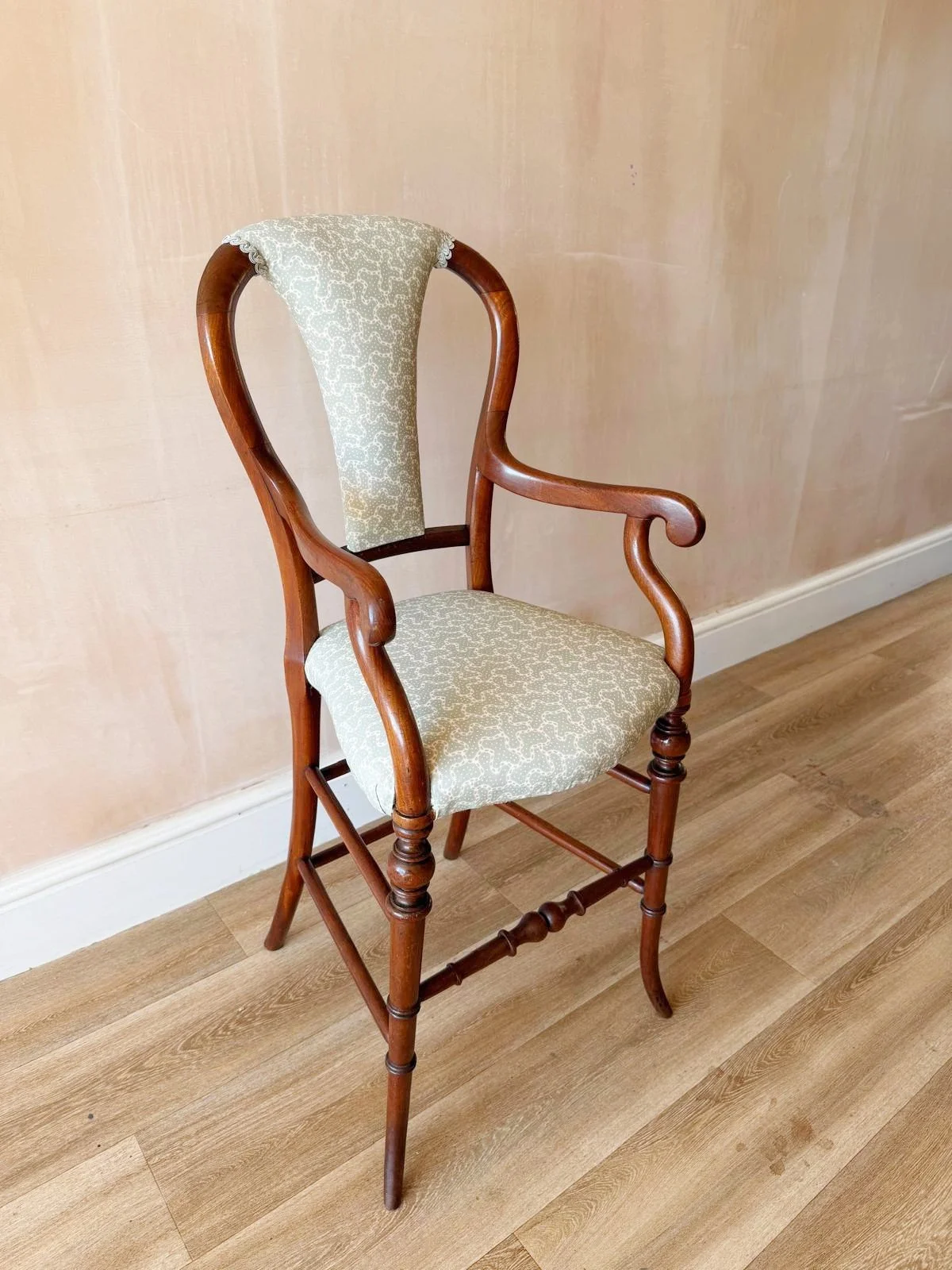 'Little Highness' Victorian child's highchair angle.jpg