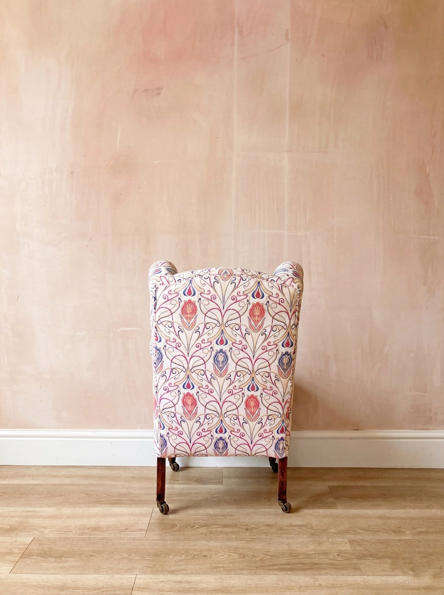 'Littleone' - 20th Century Edwardian Child's Armchair back.jpg