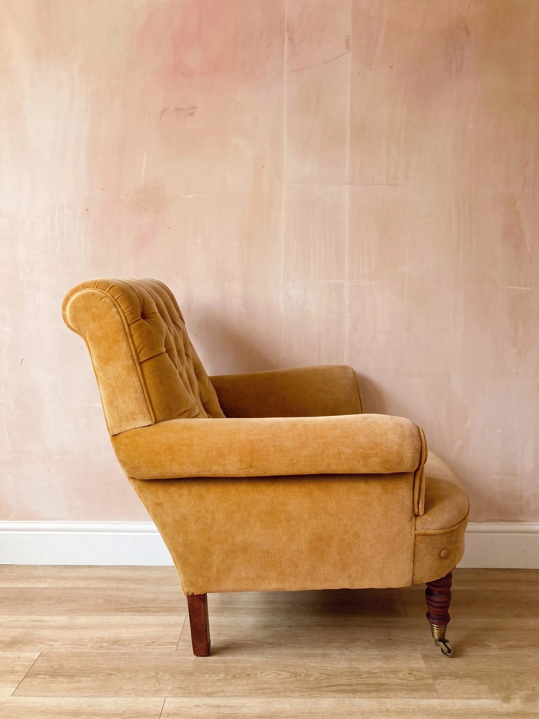 'The Big Daddy' - 19th Century Victorian Armchair side.jpg