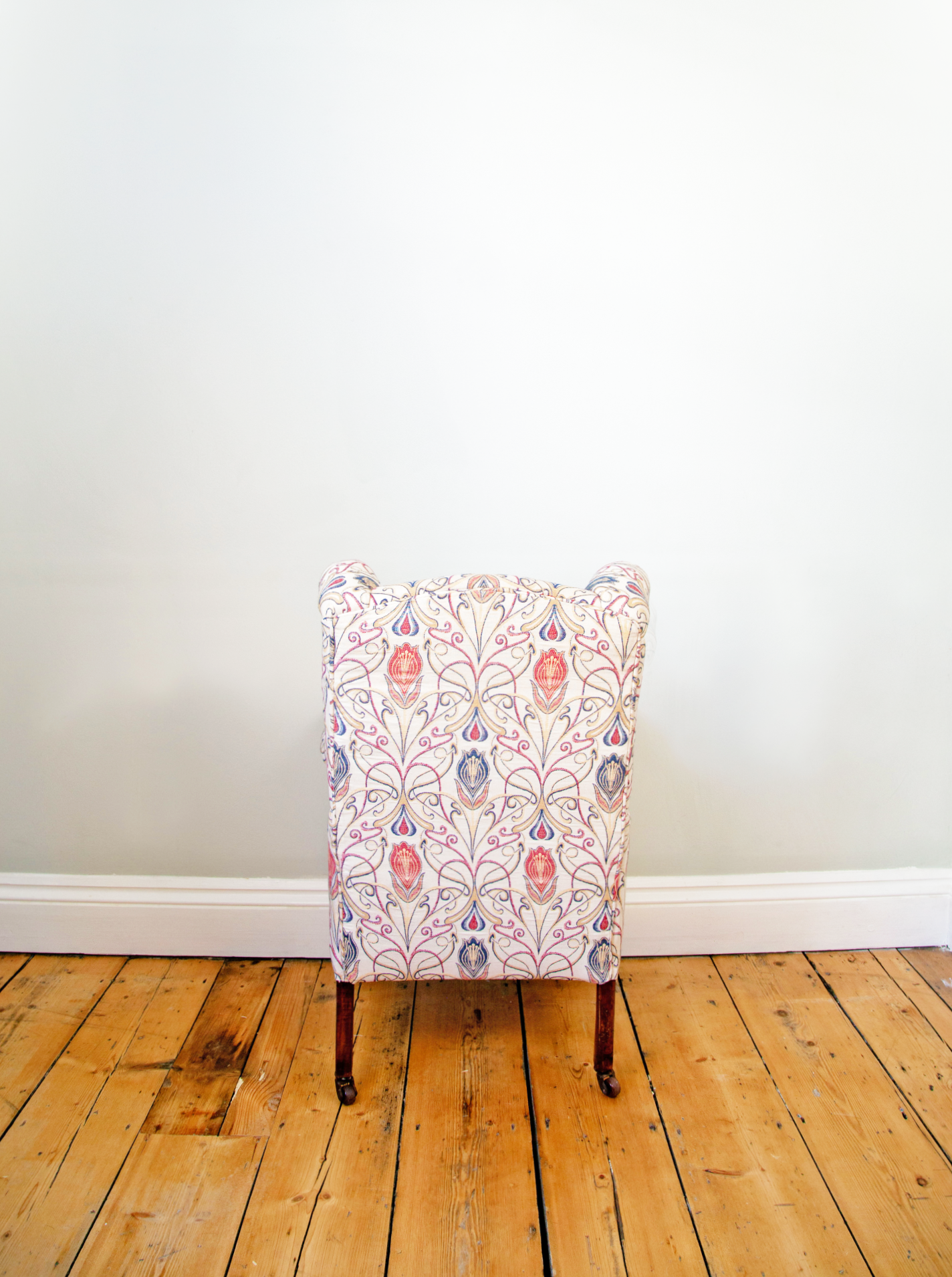 Antique 20th Century Edwardian Child's Armchair Back View