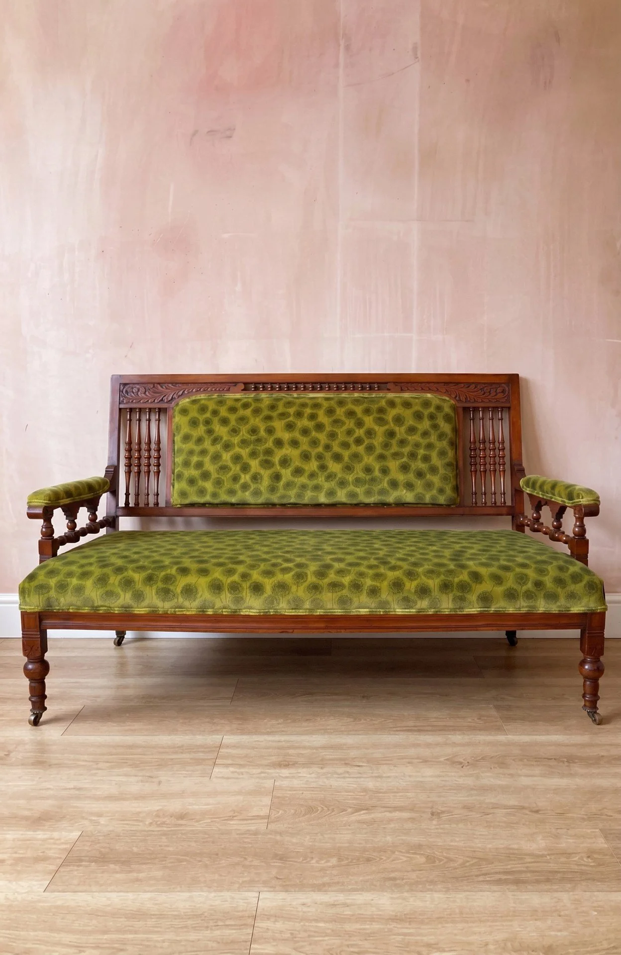 'Green Envy' - Arts & Crafts Sofa
