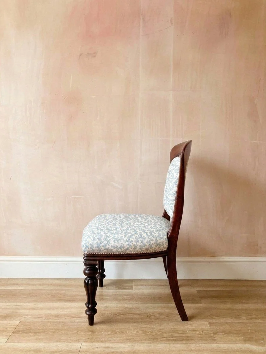 'Archie' - 19th Century Victorian Desk Chair side.jpg