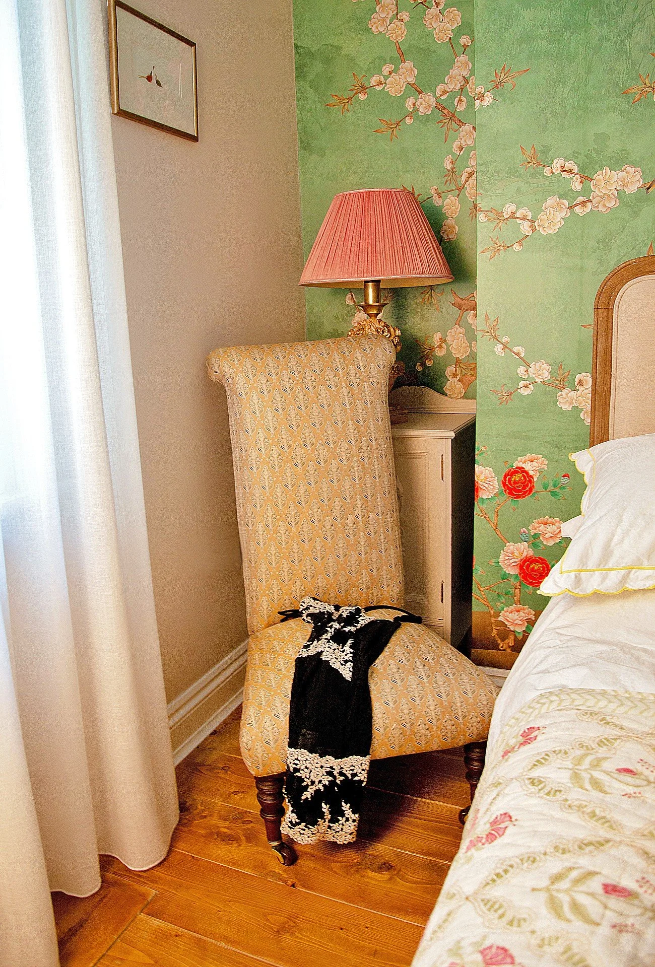 Antique 19th Century Victorian Slipper Chair Curated