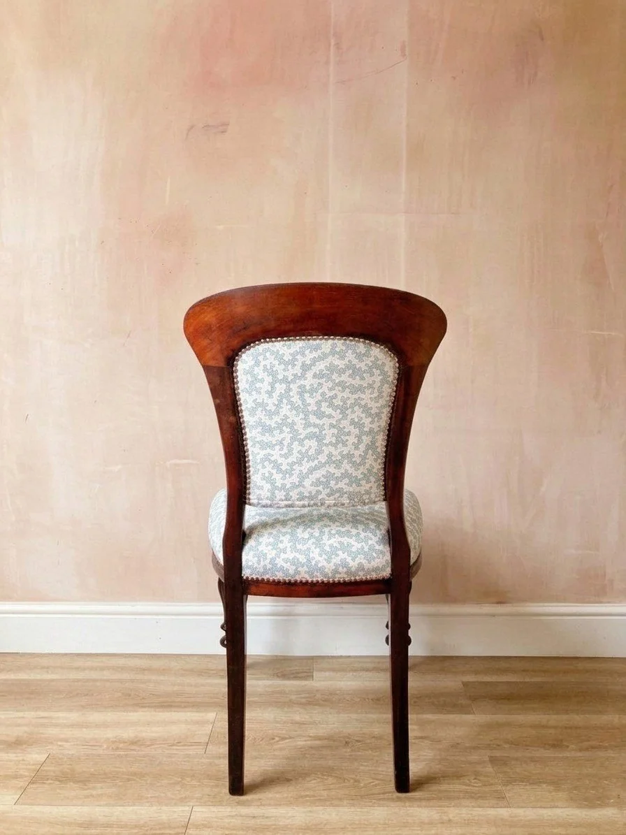 'Archie' - 19th Century Victorian Desk Chair back.jpg