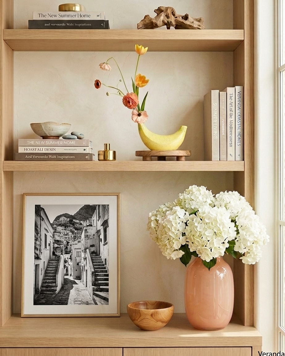 How to Style Open Shelves Without Clutter