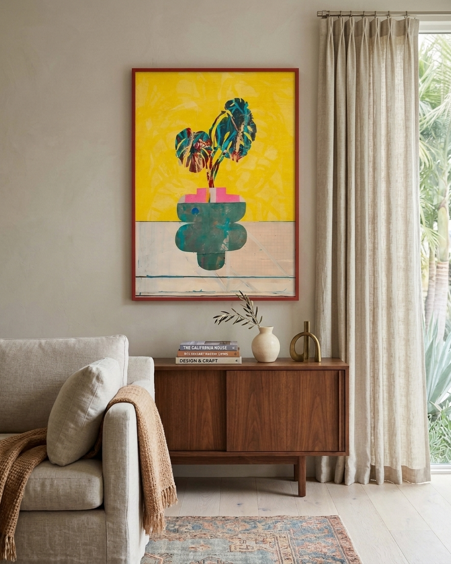 Yellow Monstera - living room 5.png