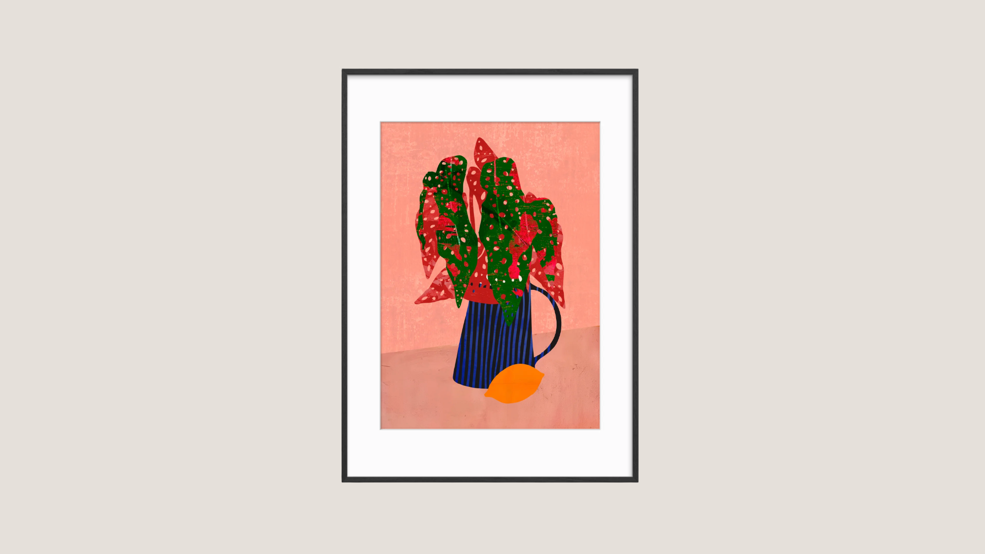 Vertical Striped Vase