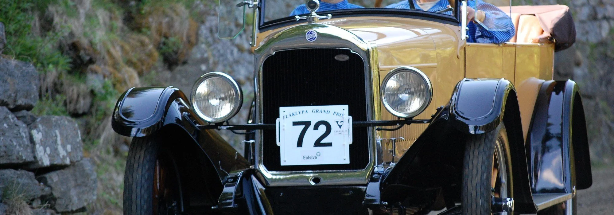 Veteranbil i veteranbilløpet Flåklypa Grand Prix.