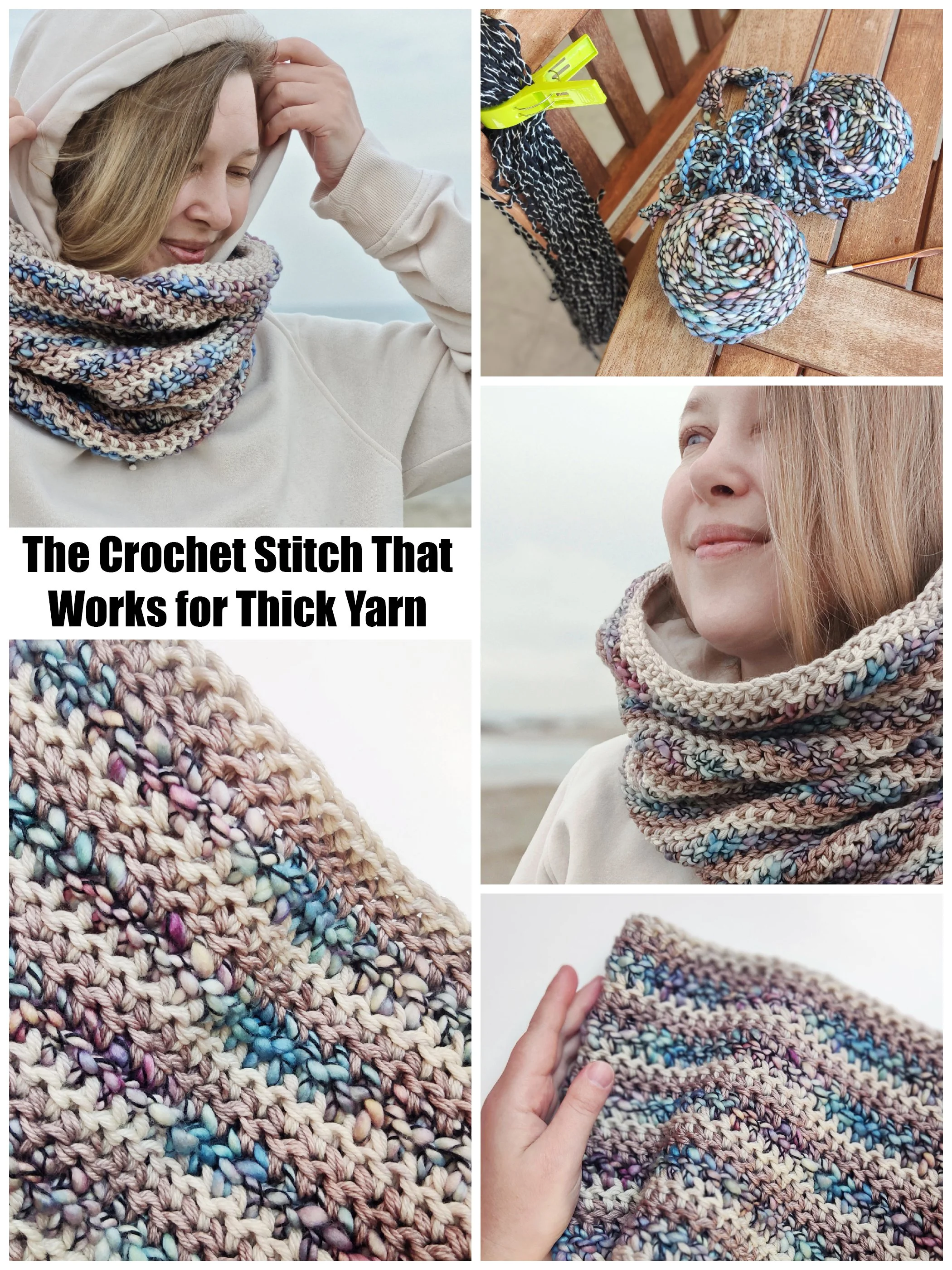 The Crochet Stitch That Works for Thick Yarn