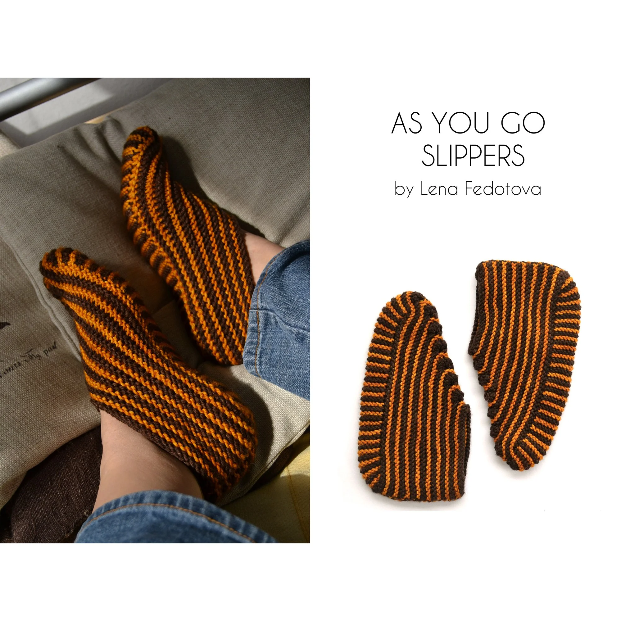 As You Go slippers (KNIT)