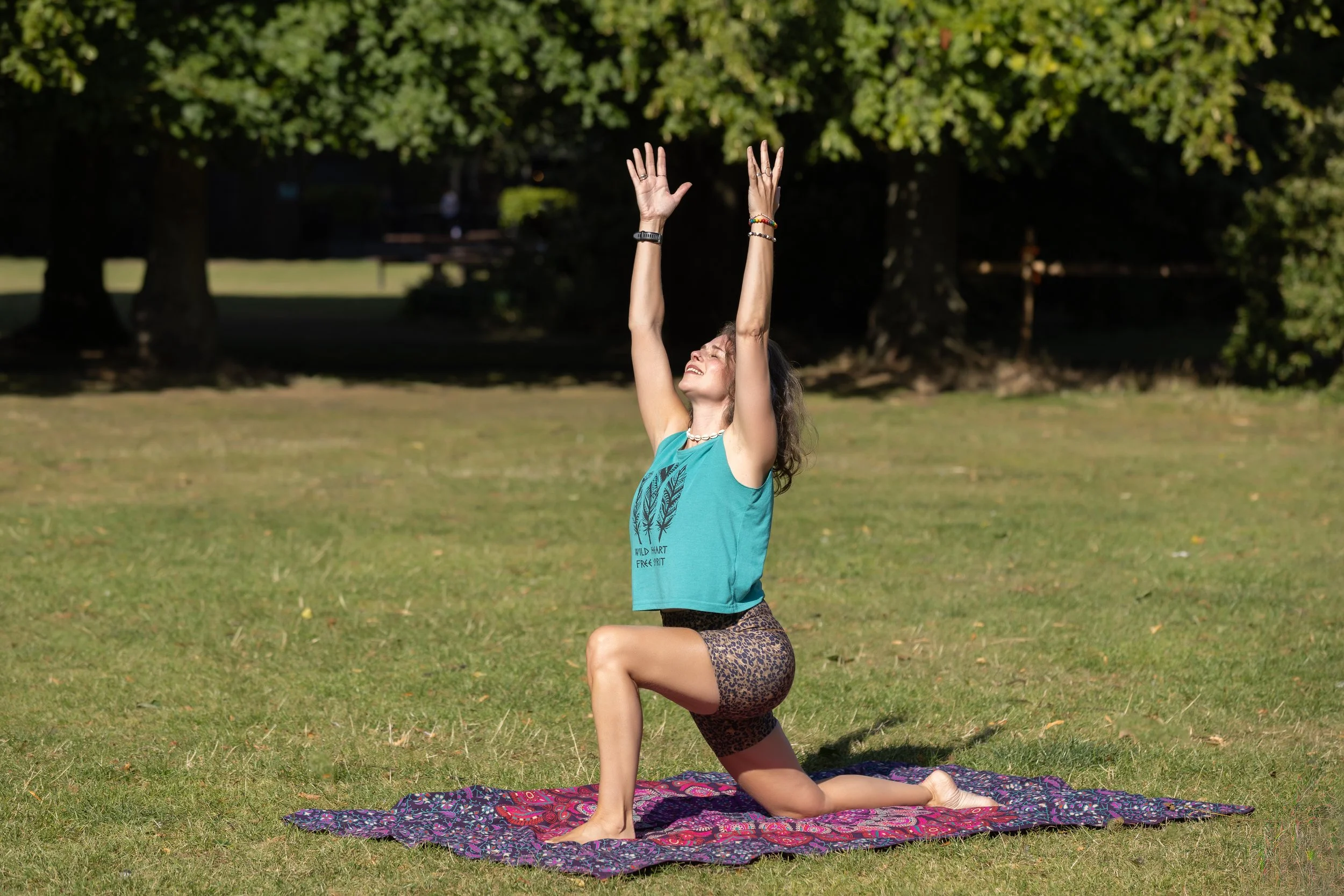 Stretching with Jo in Whitley Bay