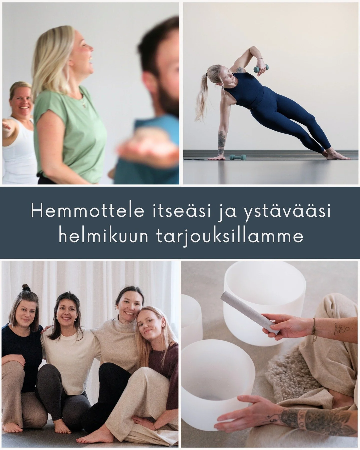 &hearts;️ Jaa rakkautta &ndash; liikutaan yhdess&auml; helmikuussa &hearts;️

Helmikuussa jaamme rakkautta! 

Tuntipakettimme ovat myynniss&auml; alennettuun hintaan ja j&auml;rjest&auml;mme kaksi erityistapahtumaa yst&auml;v&auml;np&auml;iv&auml;n k