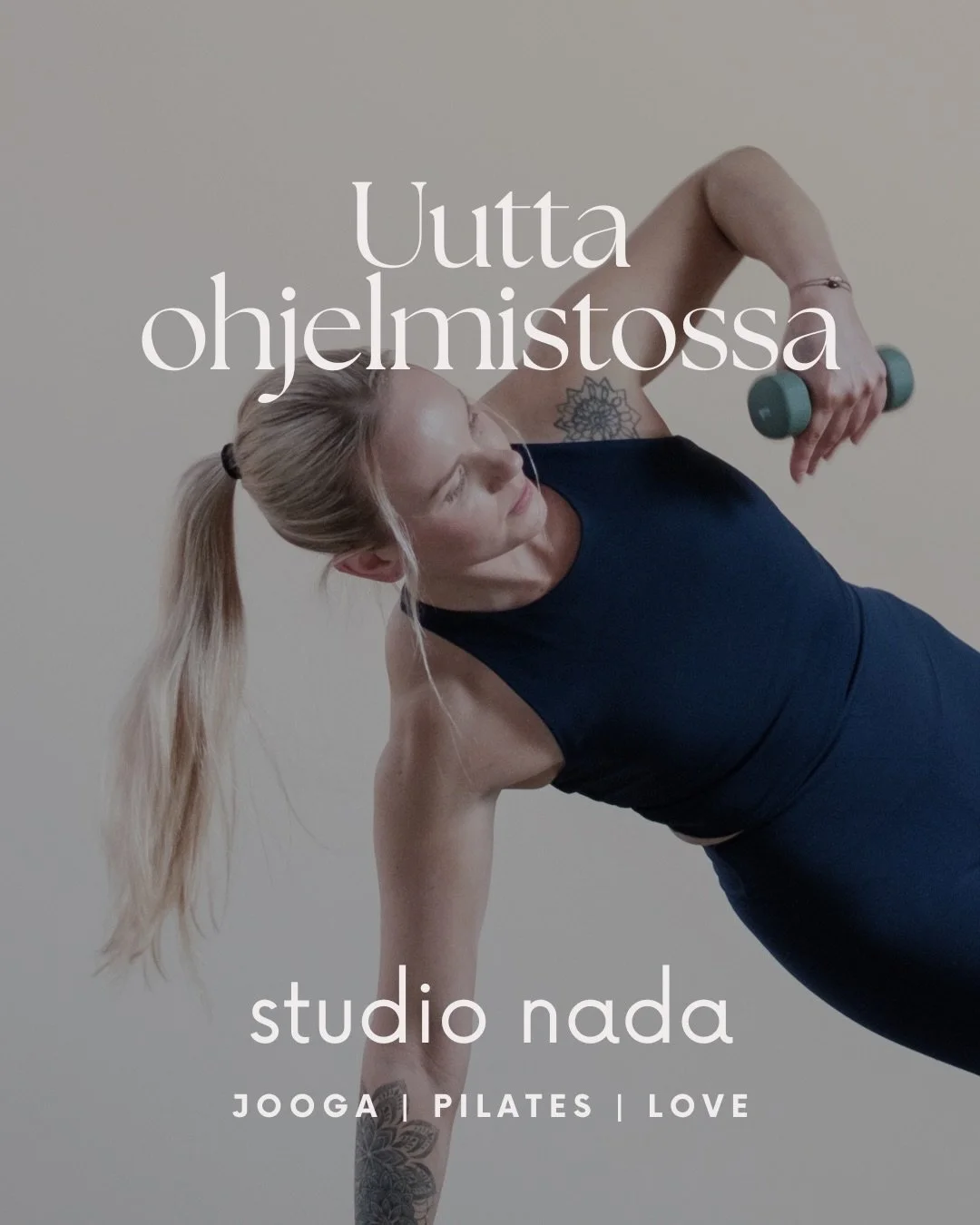 Studio Nadan maanantai-illat uudistuivat! L&ouml;yd&auml;t nyt ohjelmistosta lis&auml;&auml; poltetta uusien Power Sculpt ja Pop-Up Barre -tuntien muodossa 🔥

Power Sculpt:
Tunneilla keskityt&auml;&auml;n kehon syviin lihaksiin voiman kasvattamiseks