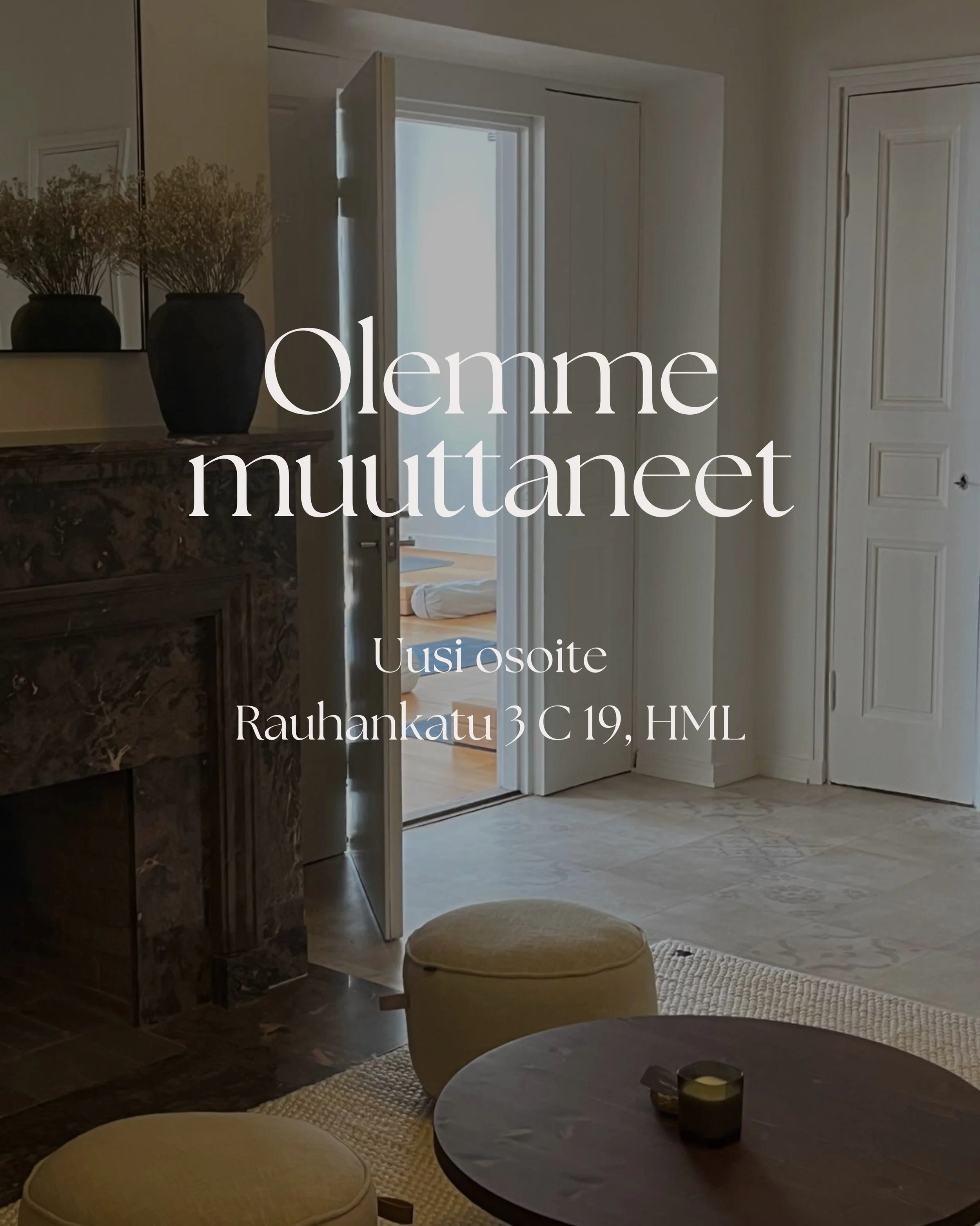 Maanantaina p&auml;&auml;simme avaamaan ovet uuteen studiotilaamme ja jatkossa l&ouml;yd&auml;tkin meid&auml;t osoitteesta Rauhankatu 3 C 19, H&auml;meenlinna! 💫

Tule testaamaan uusia salejamme ja muista my&ouml;s osallistua arvontaan, jossa voit v