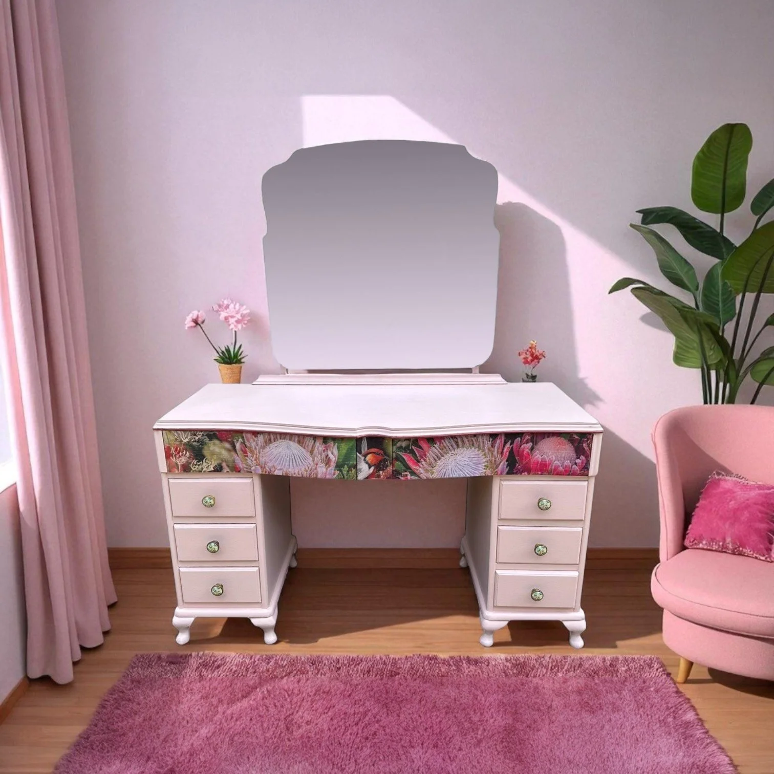 Pink dressing table-painted-upcycled.jpg