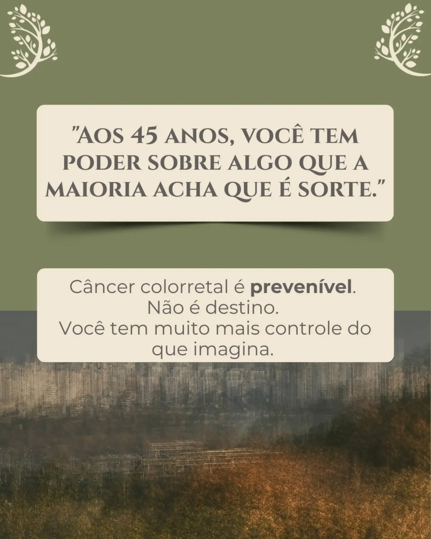 C&acirc;ncer colorretal &eacute; preven&iacute;vel!
A colonoscopia continua sendo o exame com maior evid&ecirc;ncia cient&iacute;fica para prevenir o c&acirc;ncer colorretal, porque permite identificar e remover p&oacute;lipos antes que virem tumor. 
