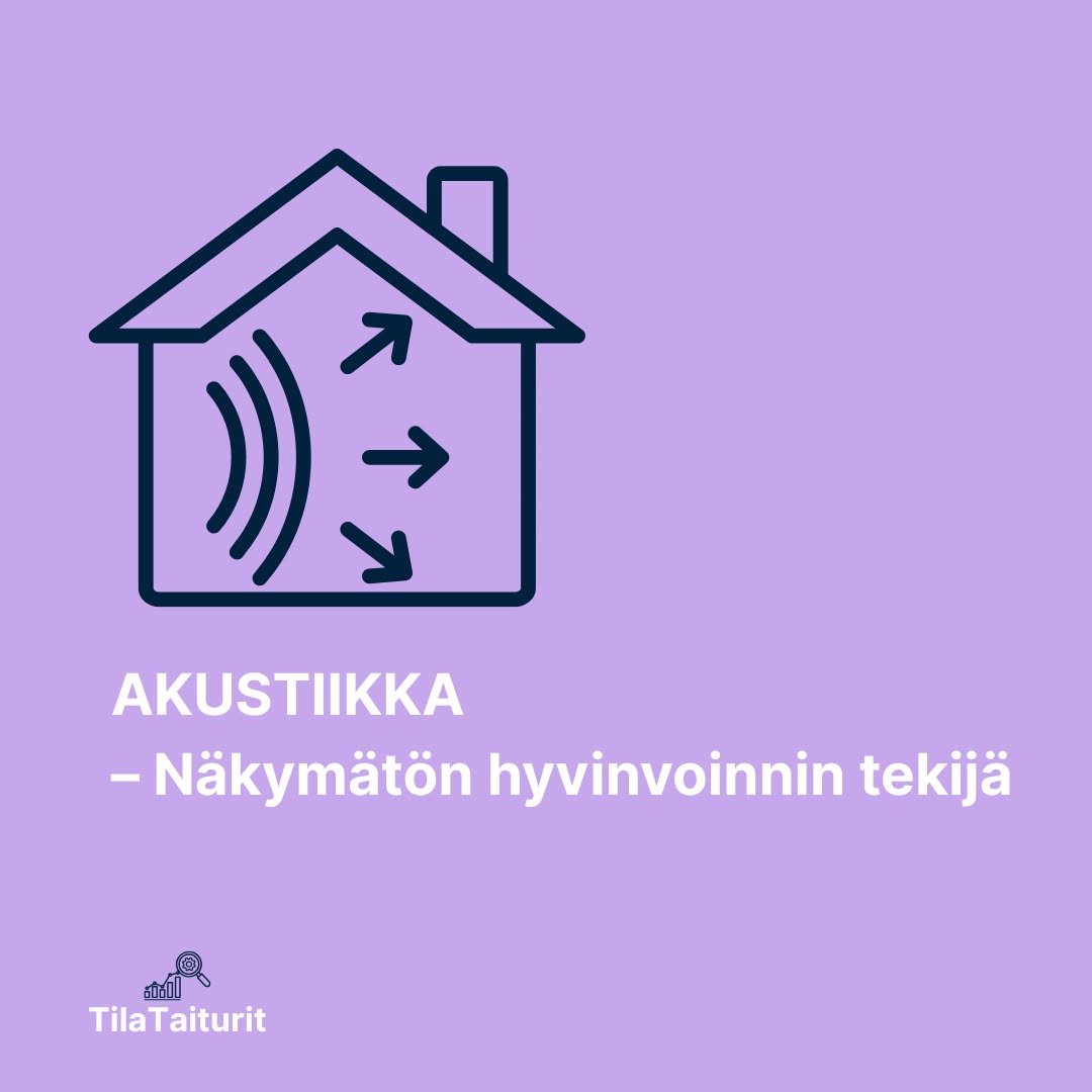 🔊 AKUSTIIKKA &ndash; n&auml;kym&auml;t&ouml;n hyvinvoinnin tekij&auml;

Tiesitk&ouml;, ett&auml; hyv&auml; akustiikka voi v&auml;hent&auml;&auml; stressi&auml;, parantaa keskittymist&auml; ja lis&auml;t&auml; viihtyvyytt&auml; niin p&auml;iv&auml;ko