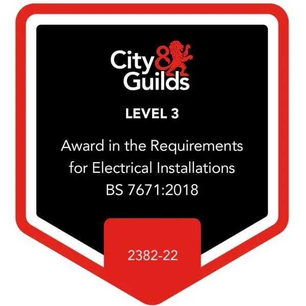 City And Guilds Level 3 18th Edition Electrical Wiring Regulations Badge 2382