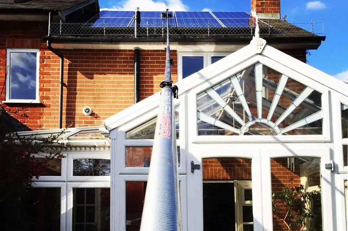 Conservatory cleaning by Brilliant Sheen cleaning in Surrey