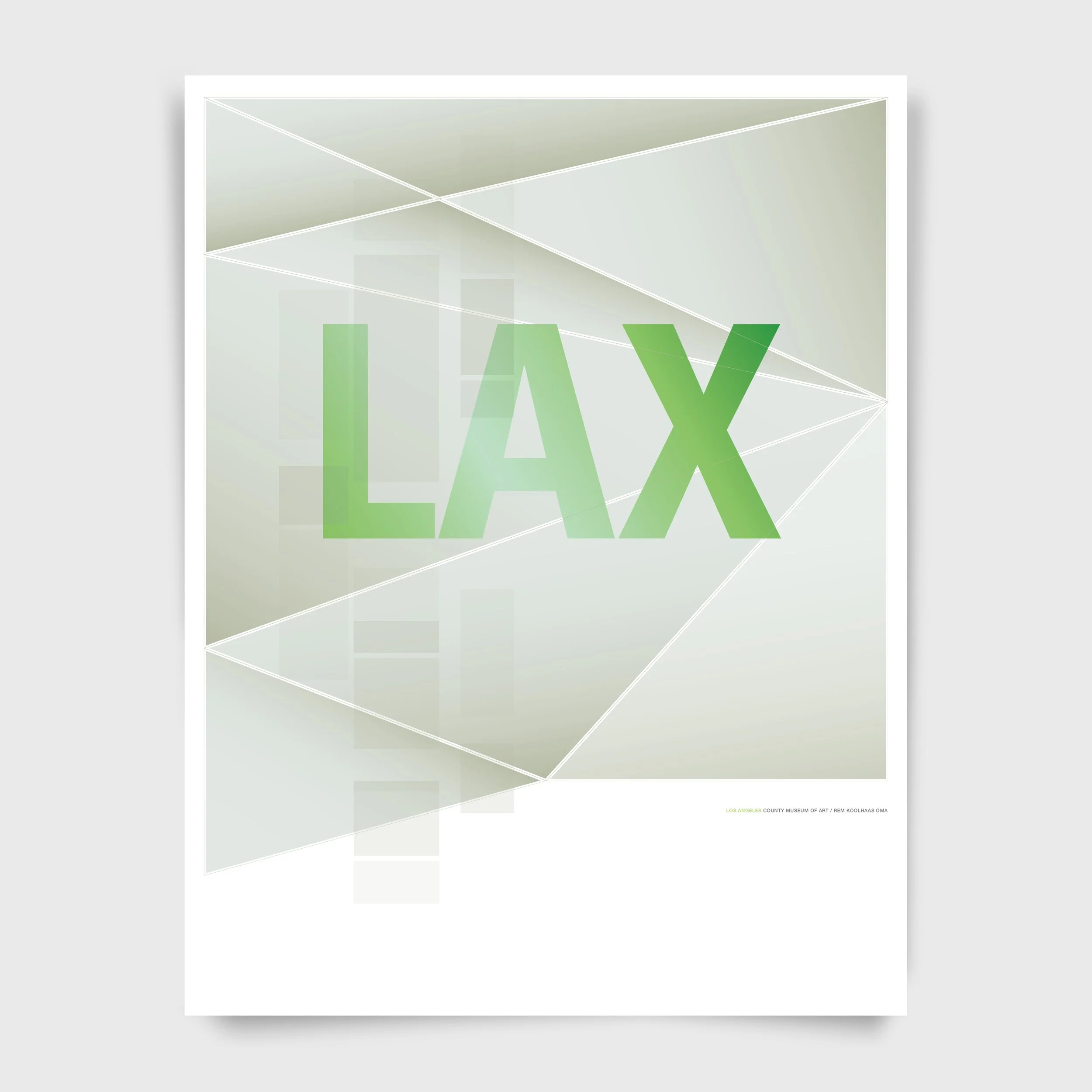 LAX1, Destinations Series, 55.9 x 43.2