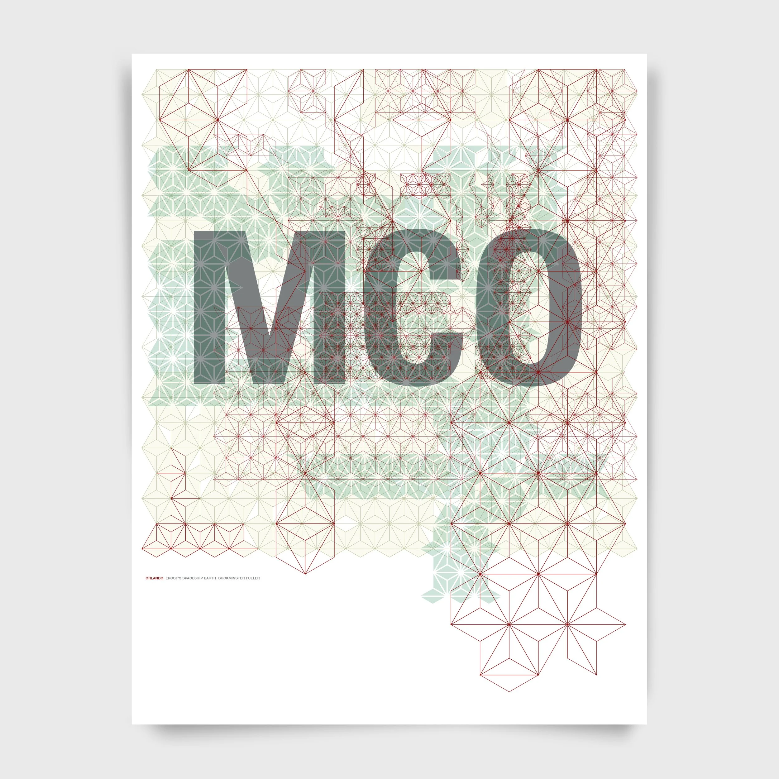 MCO, Destinations Series, 55.9 x 43.2