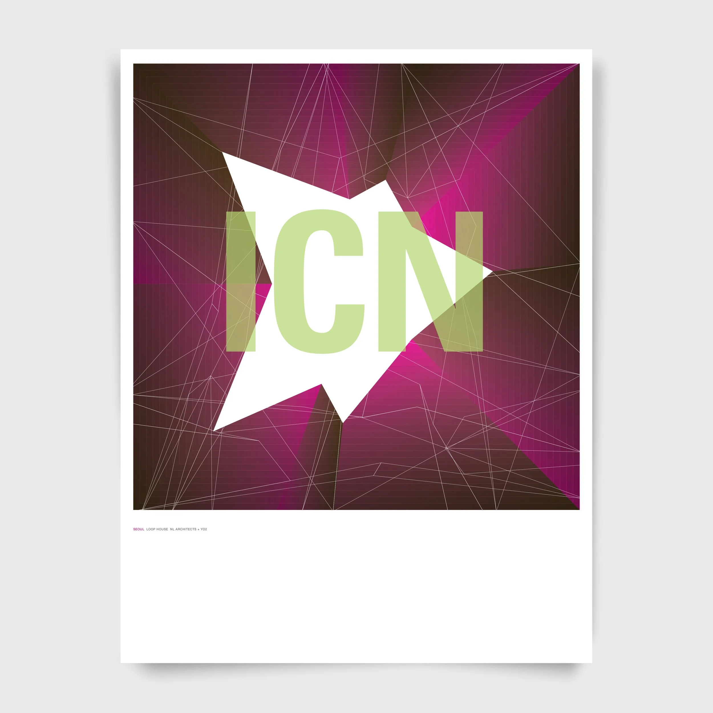 ICN, Destinations Series, 55.9 x 43.2