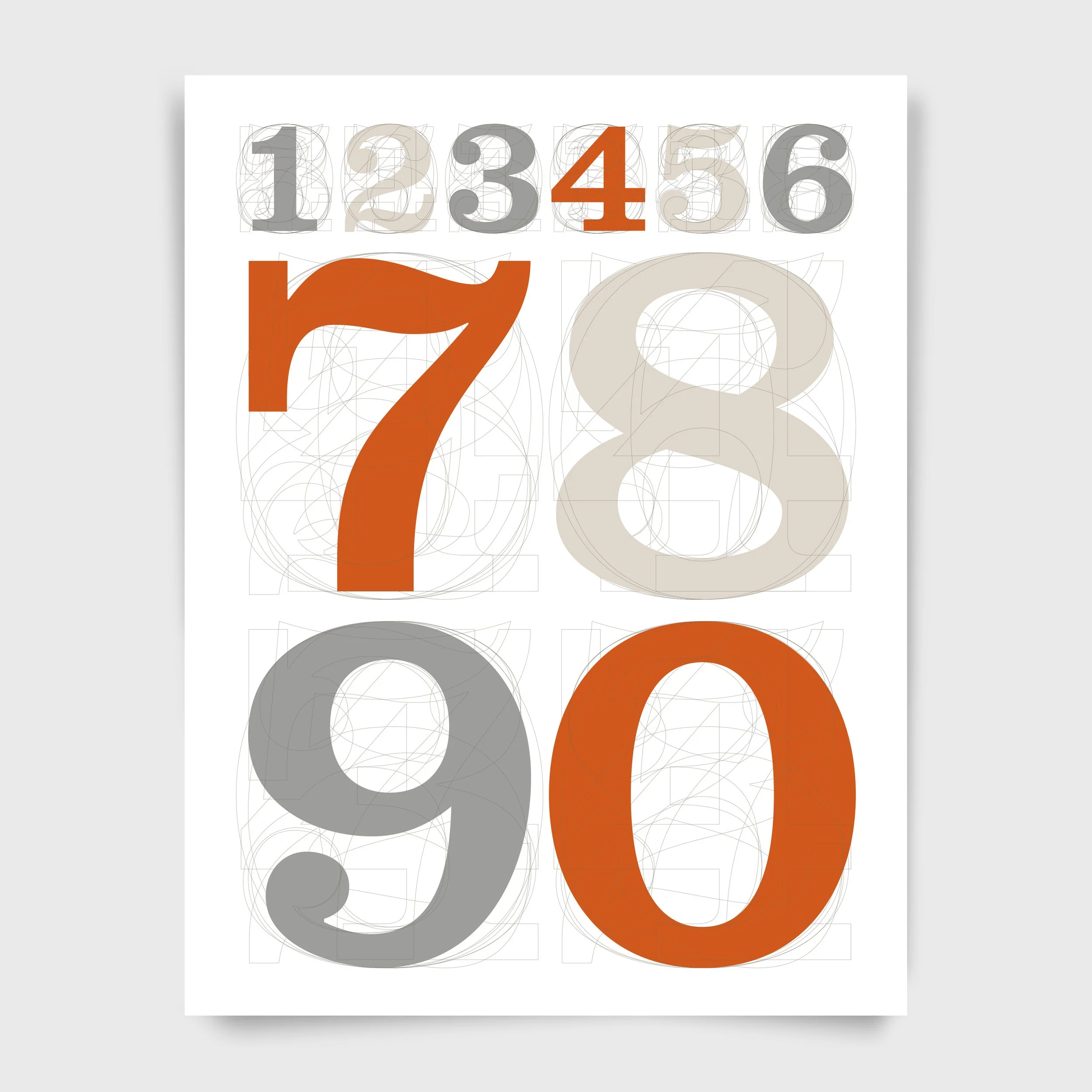 Clarendon, Glyphs Series, 55.9 x 43.2