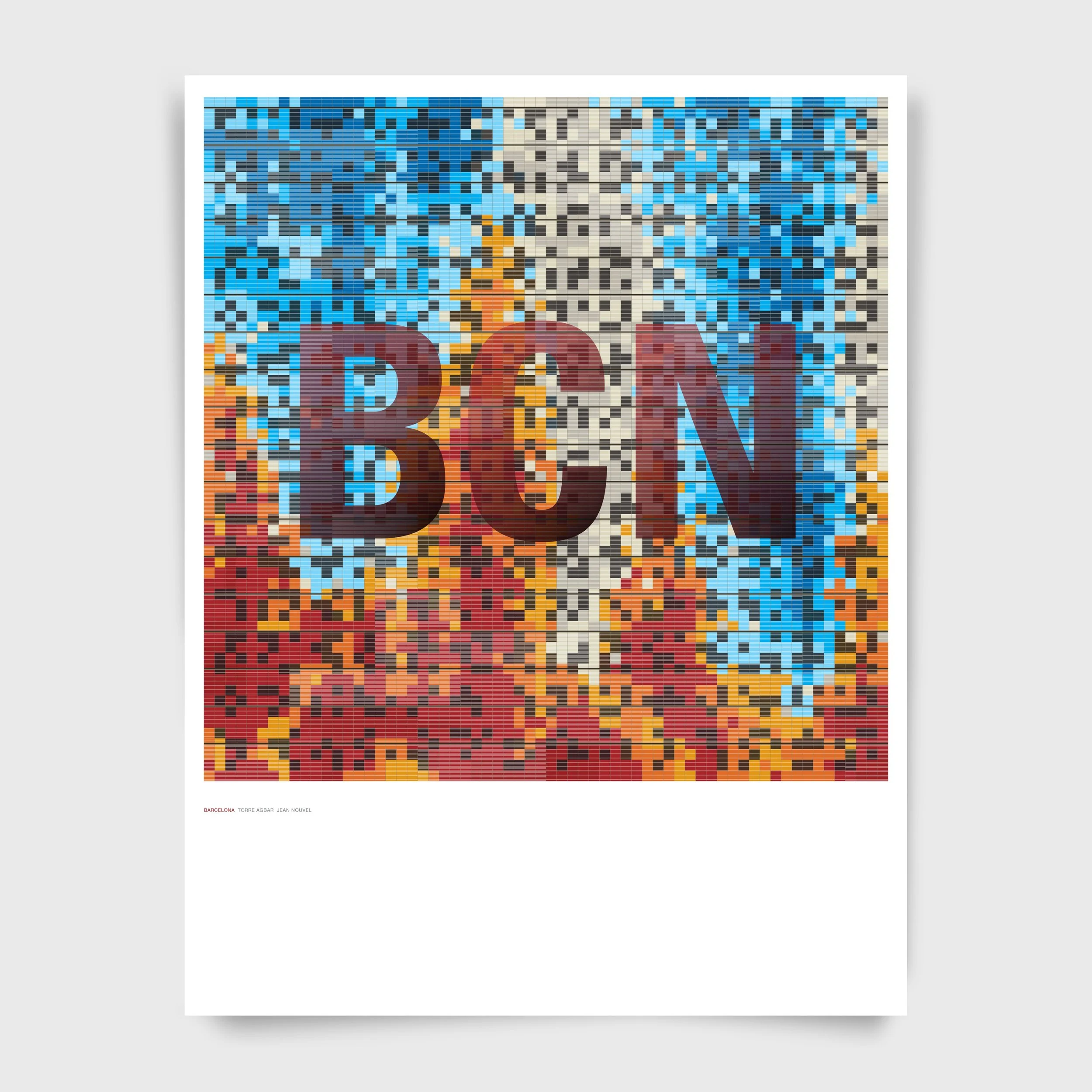 BCN, Destinations Series, 55.9 x 43.2